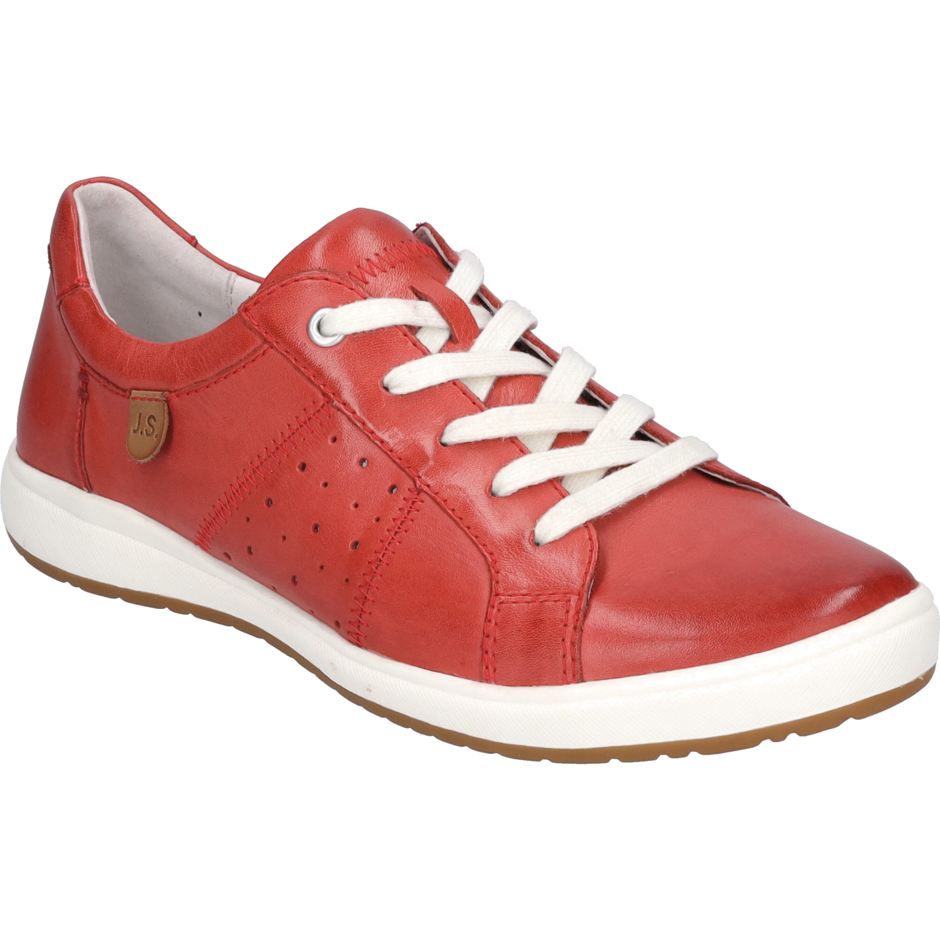 Caren 01,rot Schnürschuh