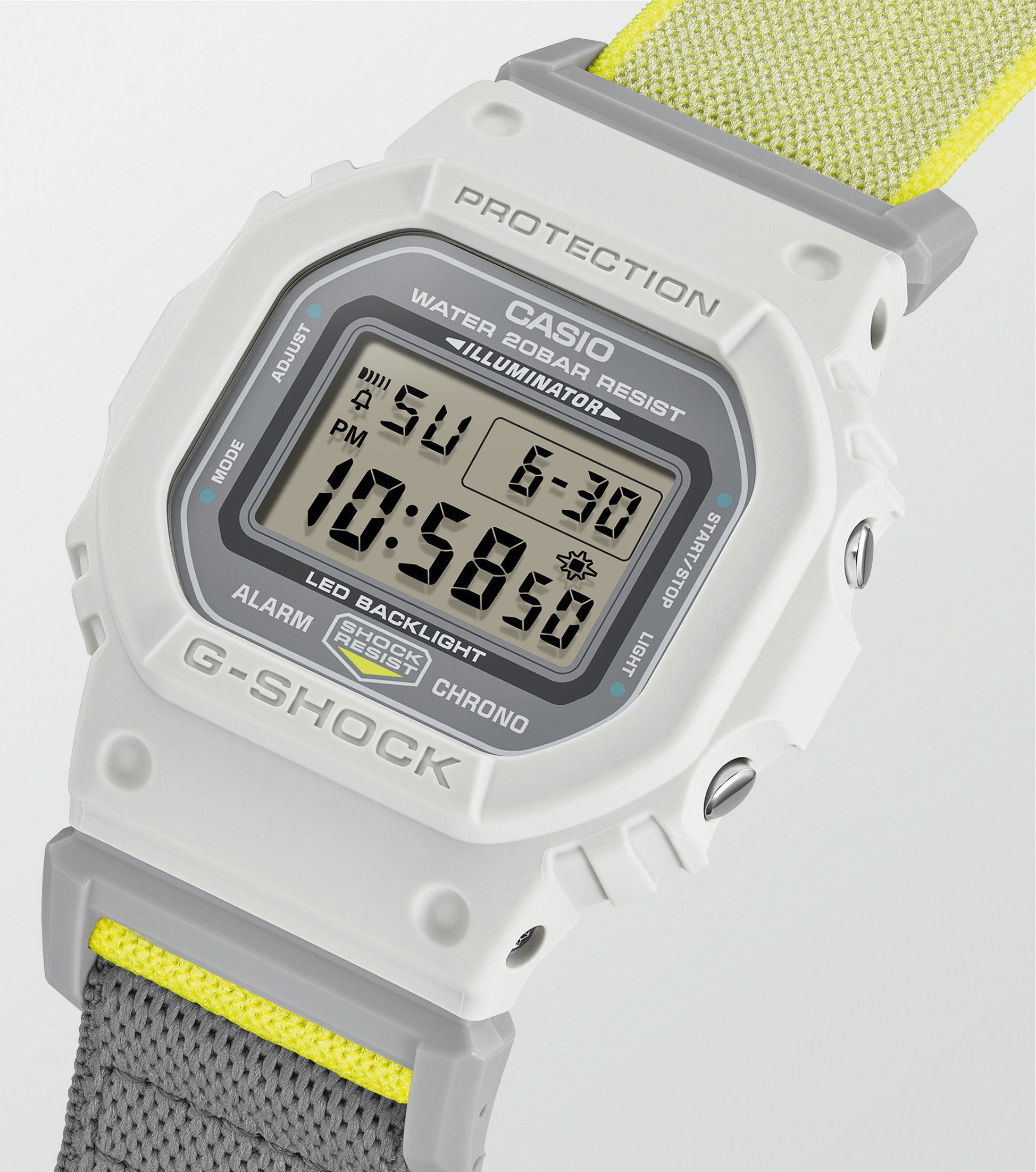 CASIO G-SHOCK Chronograph DW-5600MNC-7A8ER, Quarzuhr, Armbanduhr, Herrenuhr, digital, automatischer Kalender