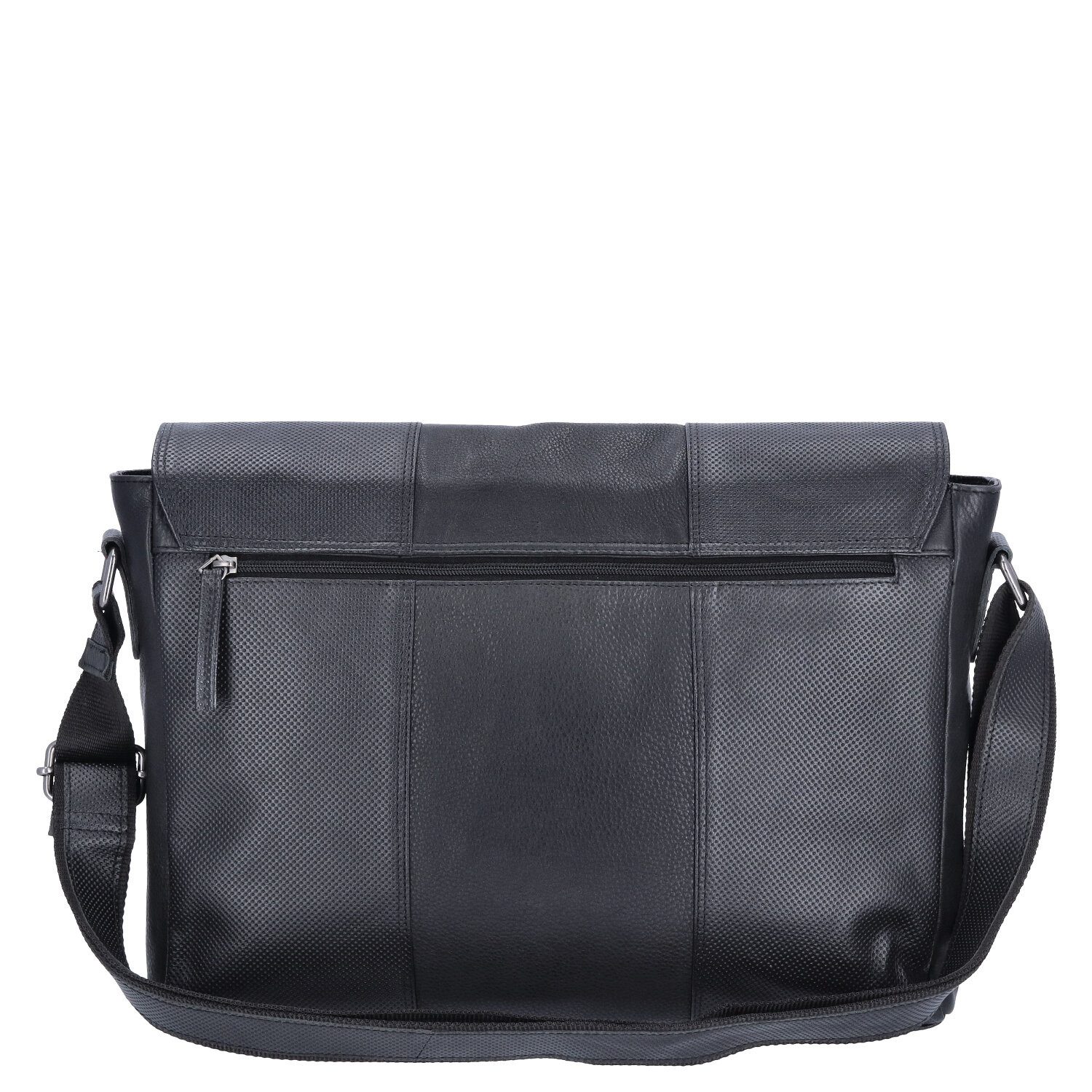 The Skandinavian Brand Umhängetasche The Skandinavian Brand Leder Messenger Black (1-tlg)