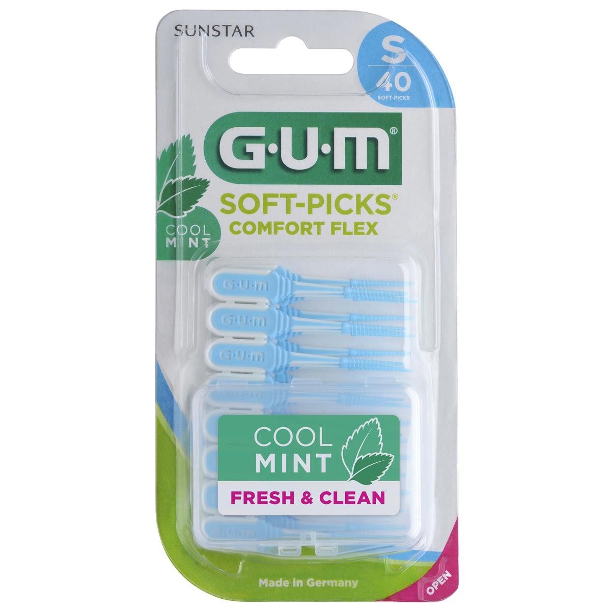 GUM Interdentalbürsten GUM SOFT-PICKS Comfort Flex small mint 40 Stück