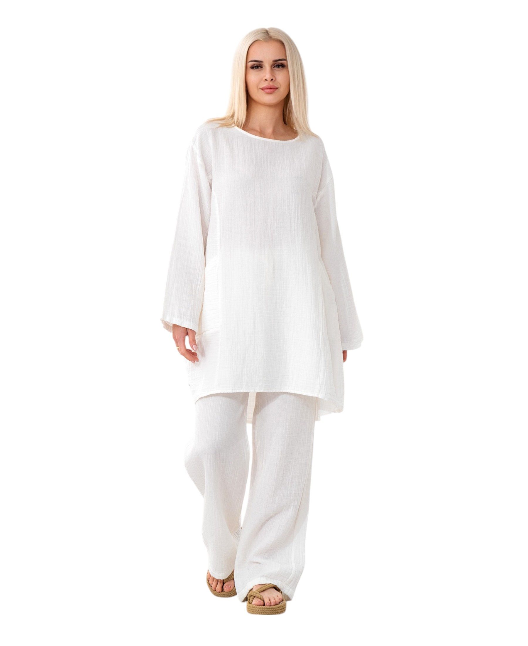 WENOR Schlupfbluse Oversize Musselin Einheitsgröße 34–44, günstig online kaufen