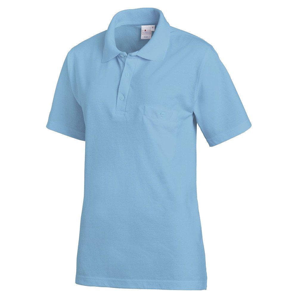 Leiber Poloshirt Leiber Polo-Shirt 1/2 Arm, 08/241 gekämmte Baumwolle,  moderner Schnitt, Seitenschlitze, Brusttasche, pflege- und bügelleicht