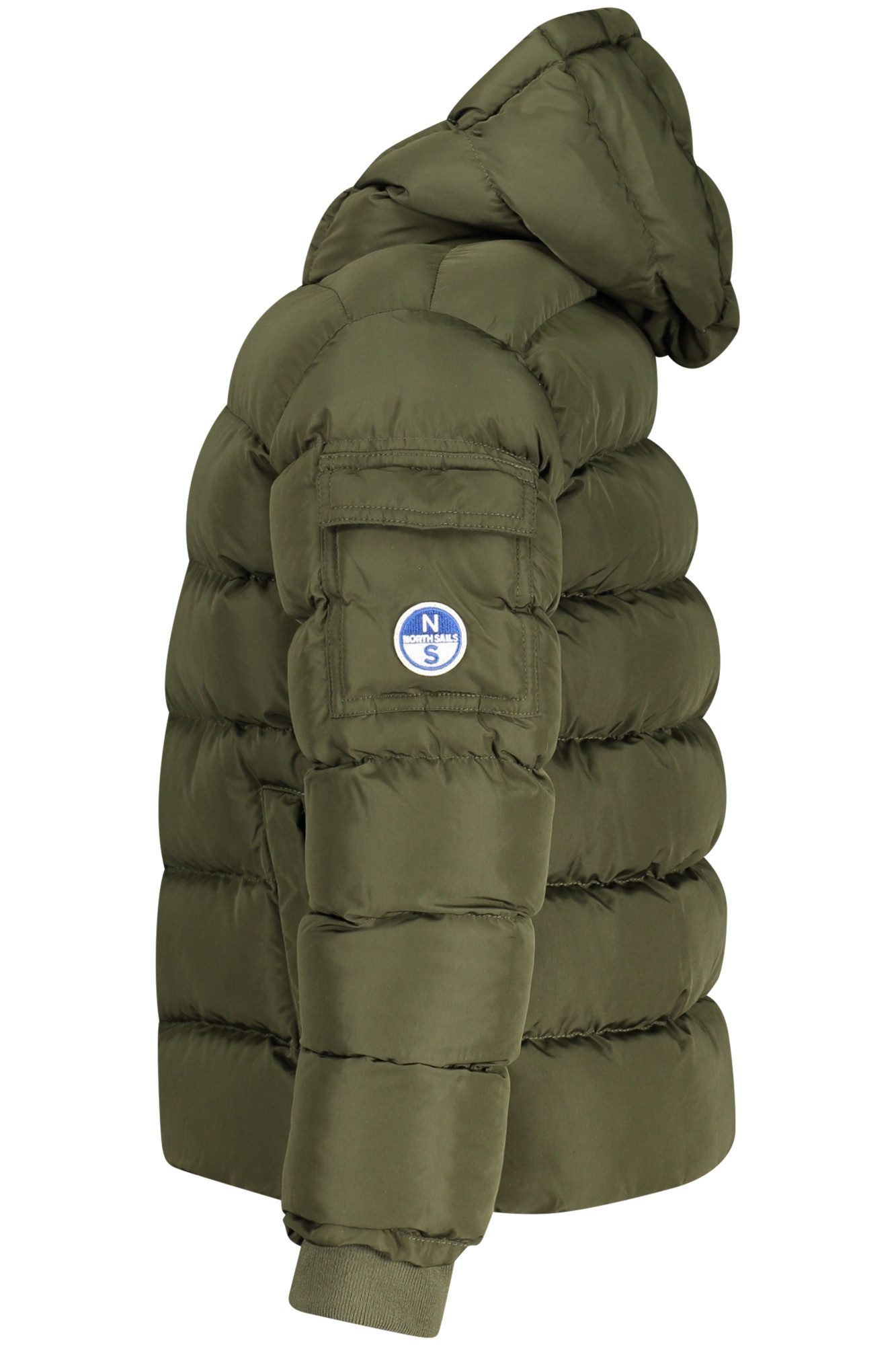 North Sails Outdoorjacke Grüne Kinderjacke mit Kapuze - Nachhaltige & funktionale Outdoor-Mode