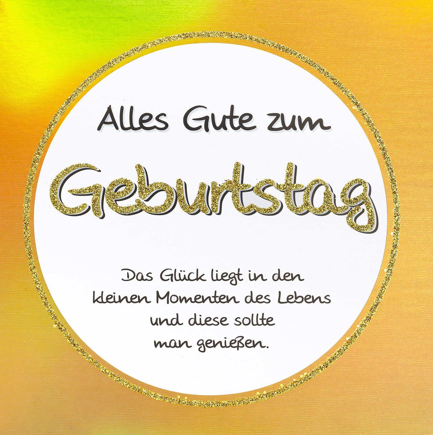 Grußkarten Geburtstag - Bling Bling - Quadratische Glückwunschkarte im Format