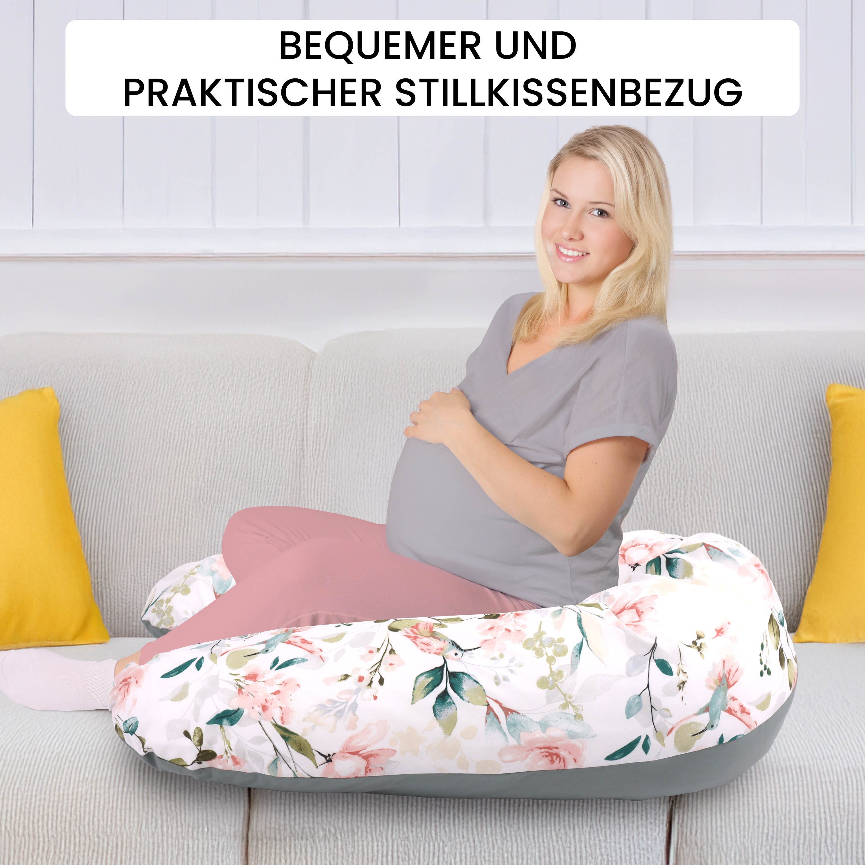 Amilian Stillkissenbezug 170 cm - Kissenbezug für Stillkissen, Seitenschläf günstig online kaufen