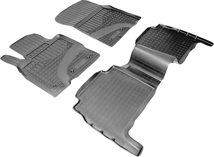 RECAMBO Passform-Fußmatten CustomComforts (4 St), für Toyota Land, Cruiser  J20 ab 2012, perfekte Passform