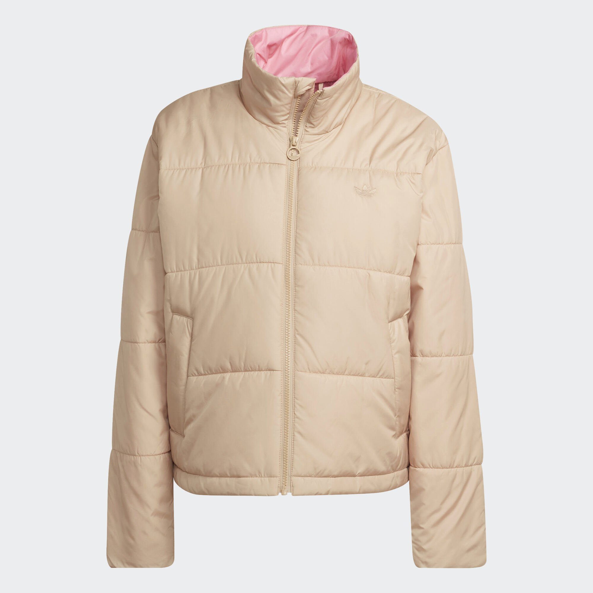 JACKE SHORT Winterjacke adidas Beige Originals PUFFER Magic