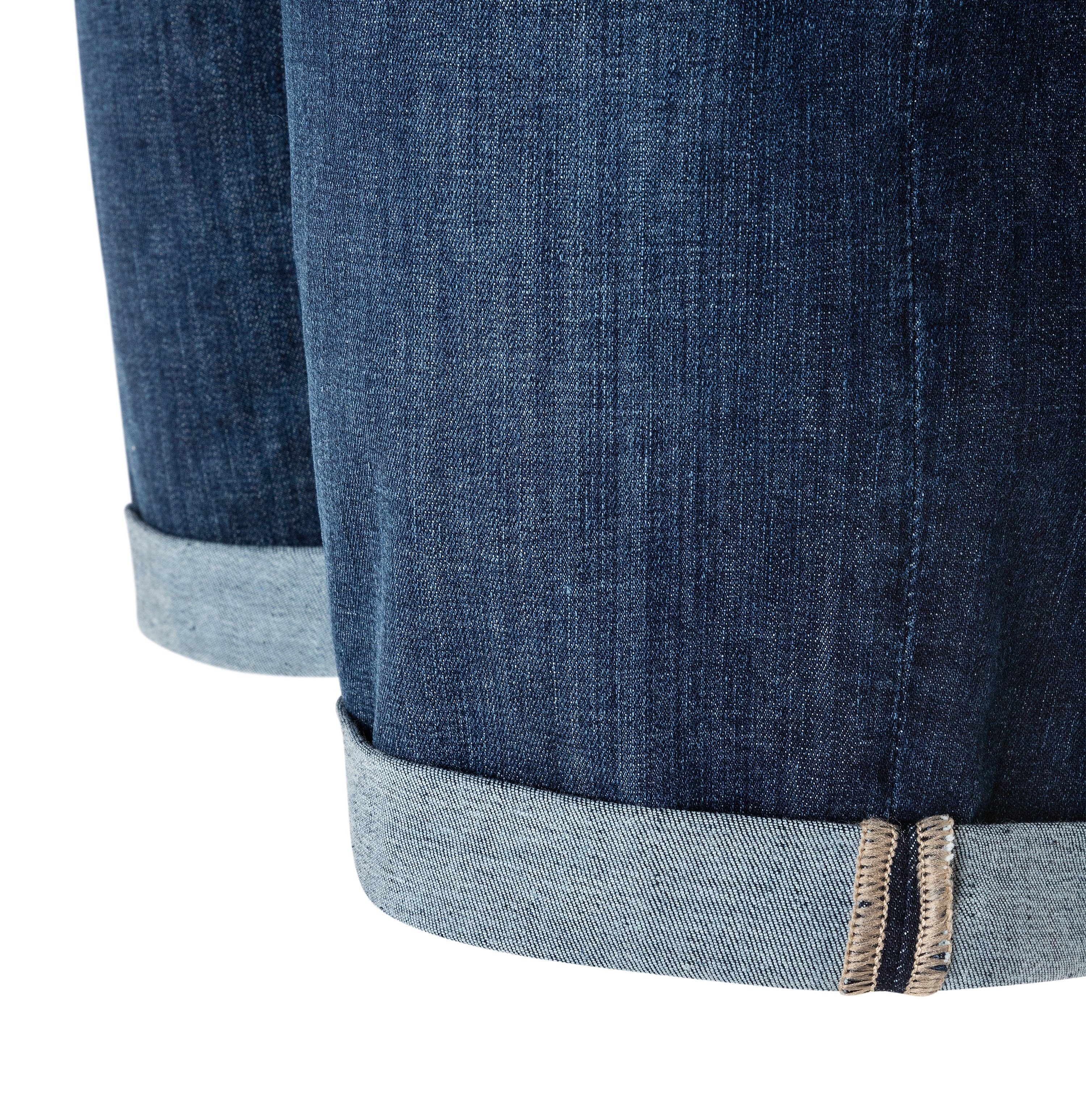 MAC Slim-fit-Jeans Shorty new basic wash