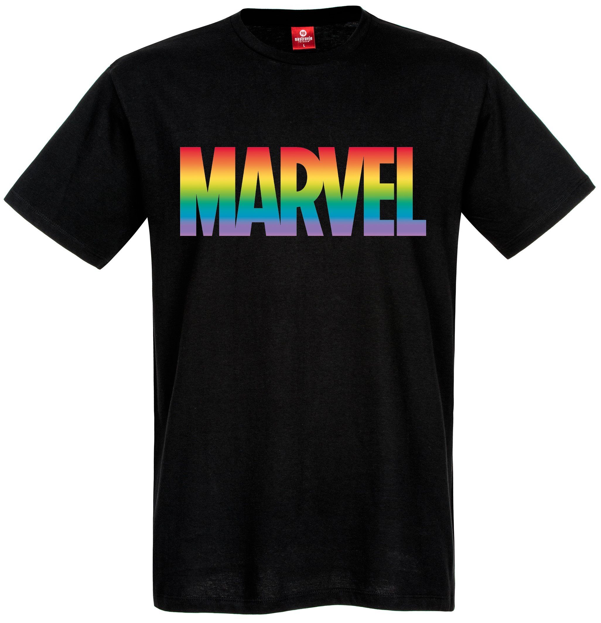 MARVEL TShirt Marvel Pride, plakativer Schriftzug vom Marvel