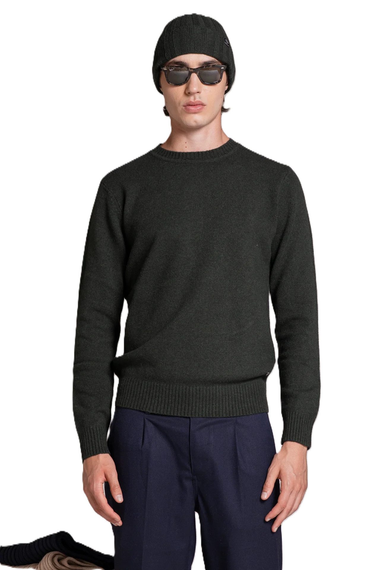 Strickpullover CHARLIE SWEATER IN LAMBSWOOL - Pullover - Sweatshirt