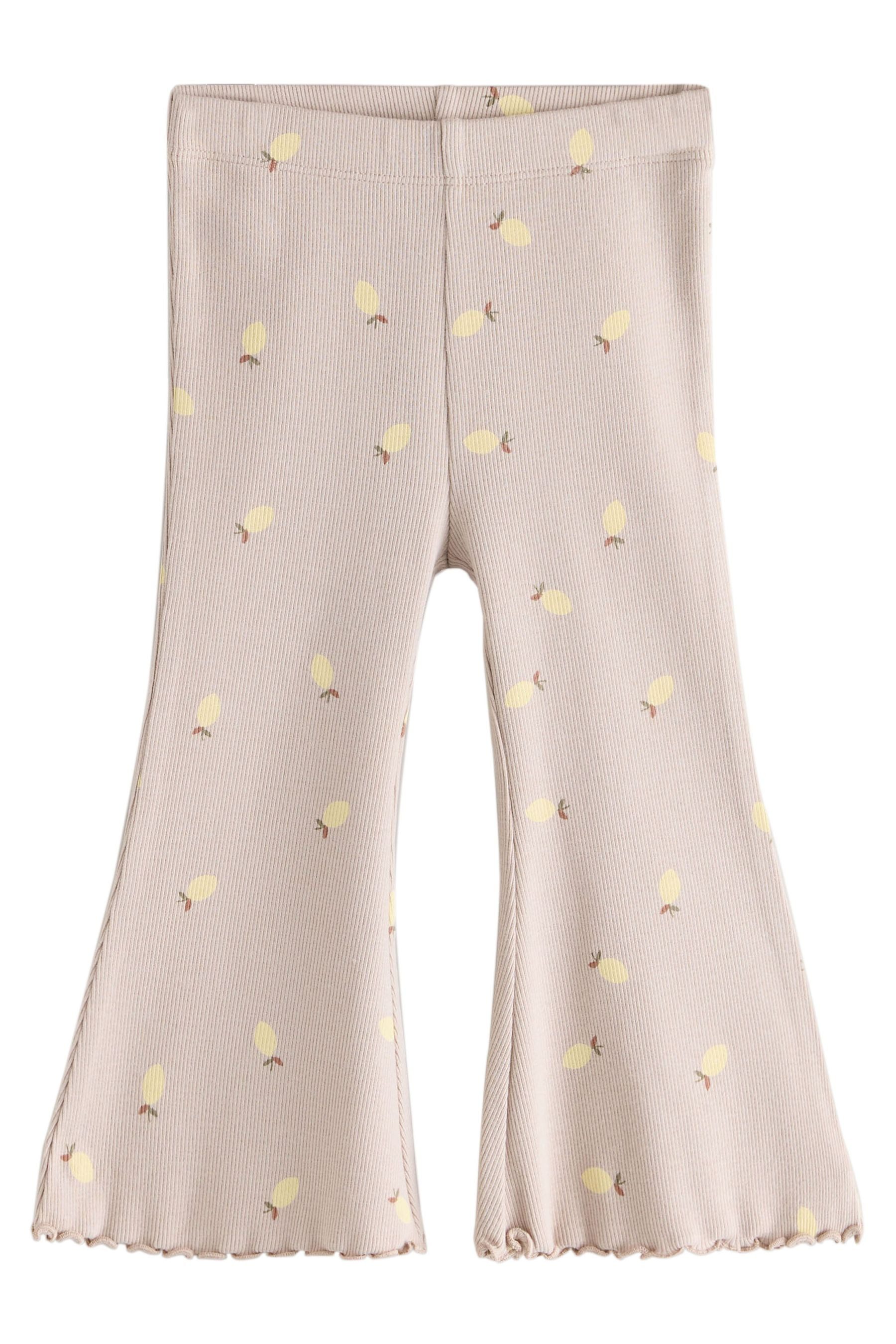 Next Leggings Gerippte Leggings mit ausgestelltem Bein (1-tlg)