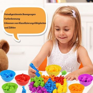 Kind Ja Tier-Intelligenzspielzeug Lernspielzeug für Kinder,Zählen und Sortieren,Lernspiele,kognitiv