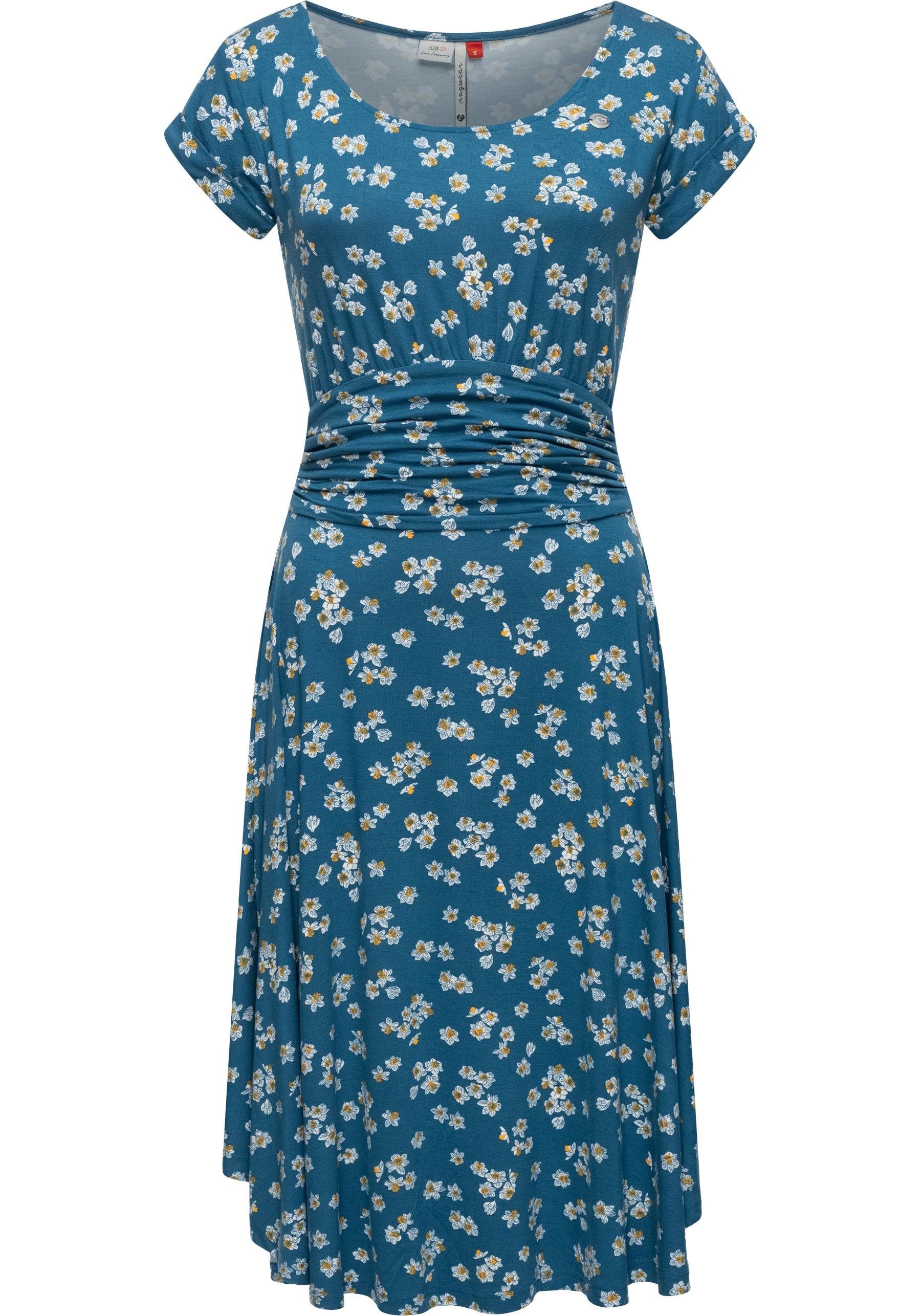 RAGWEAR Sommerkleid Ivone leichtes Jersey-Kleid mit stylischer Raffung mehr