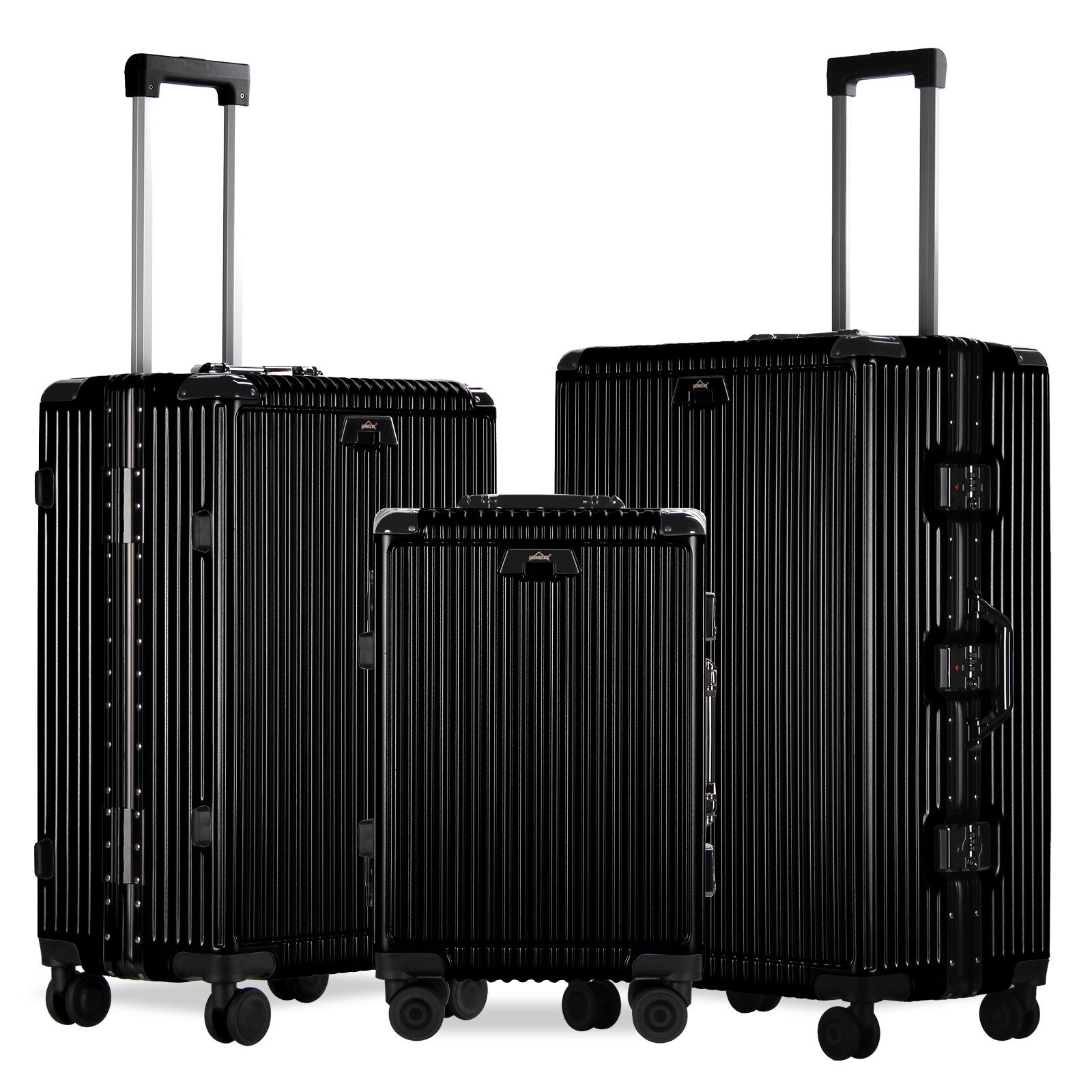 HOMELUX Trolleyset Trolley Größe M, L, XL Reisekoffer Alu-Rahmen ABS & TSA günstig online kaufen