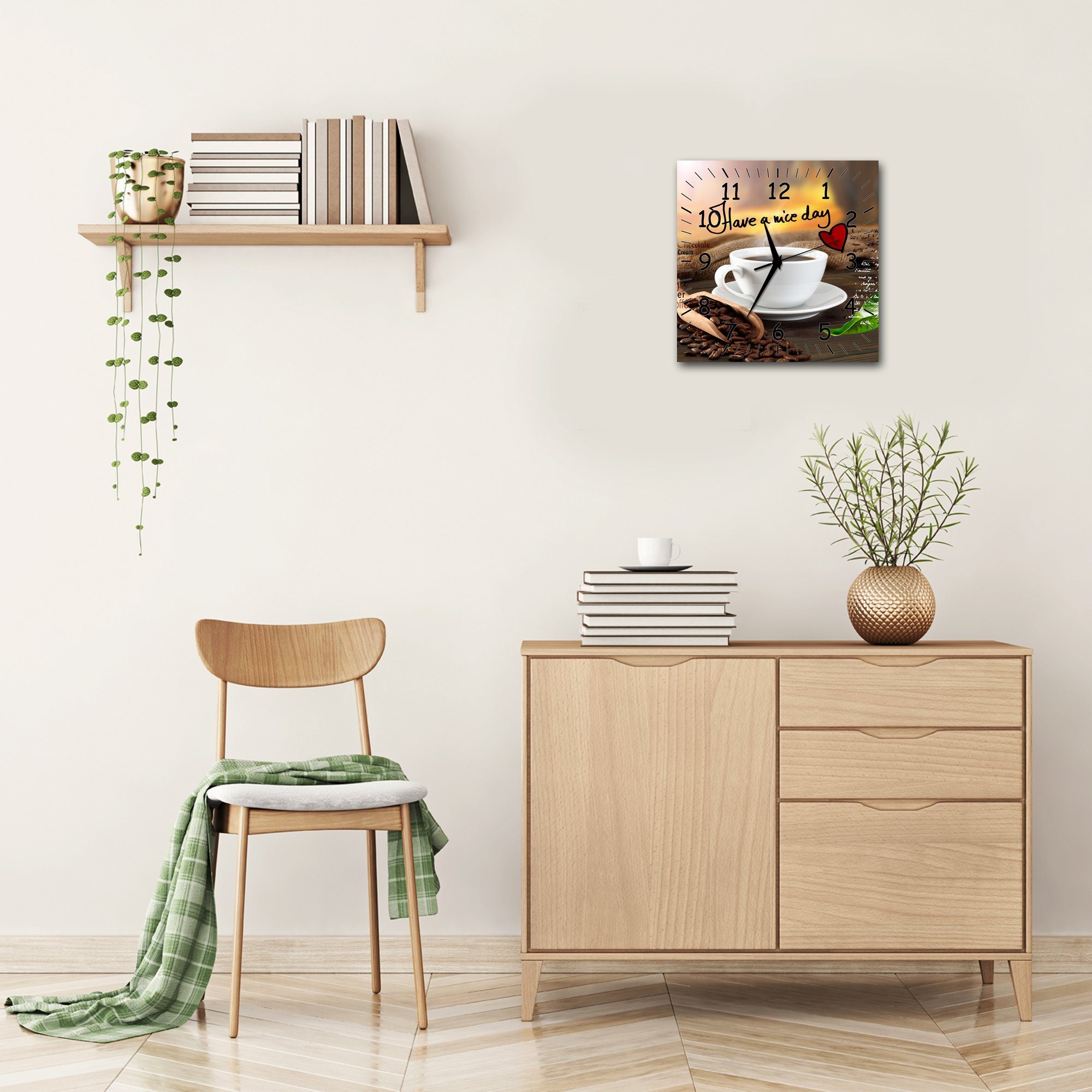 Bilder-Manufaktur Wanduhr BM-9367-1 (BM, Funkuhr oder Quarzuhr, kein Ticken günstig online kaufen