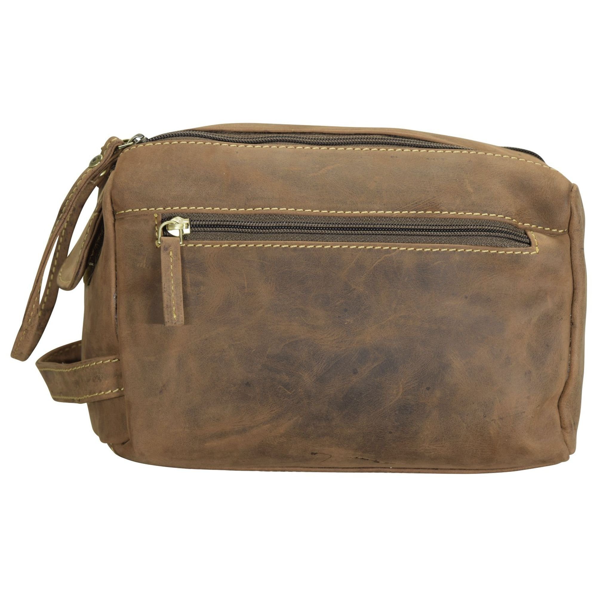 Greenburry Kulturbeutel Vintage, Leder