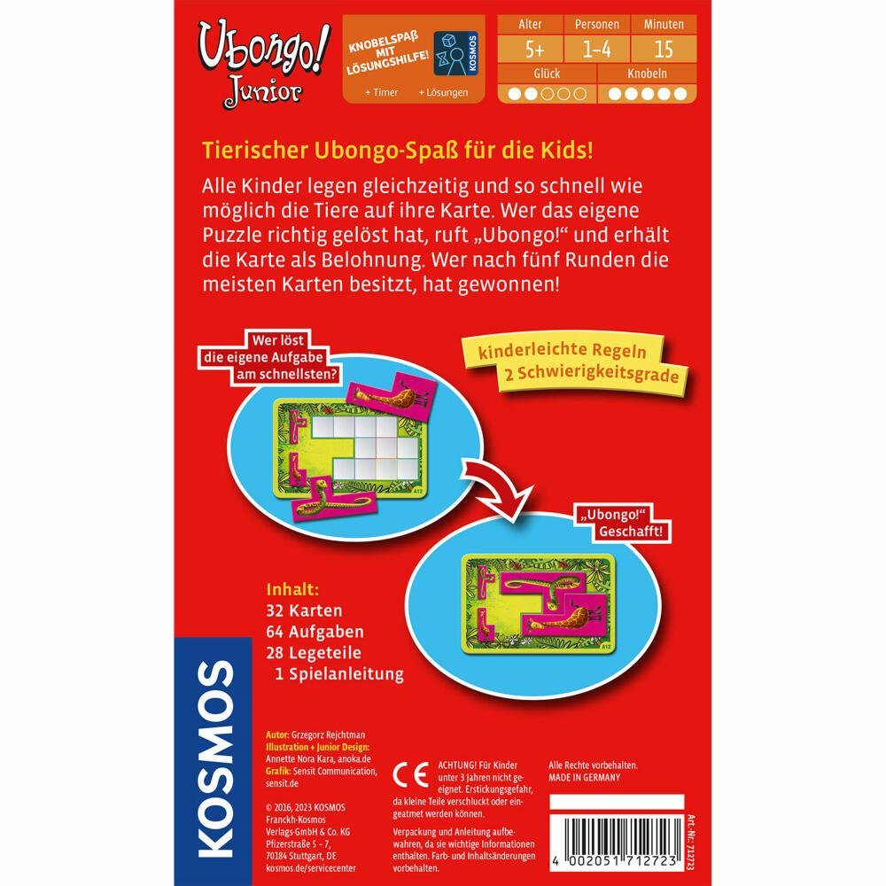 Kosmos Spiel Ubongo! Junior Mitbringspiel