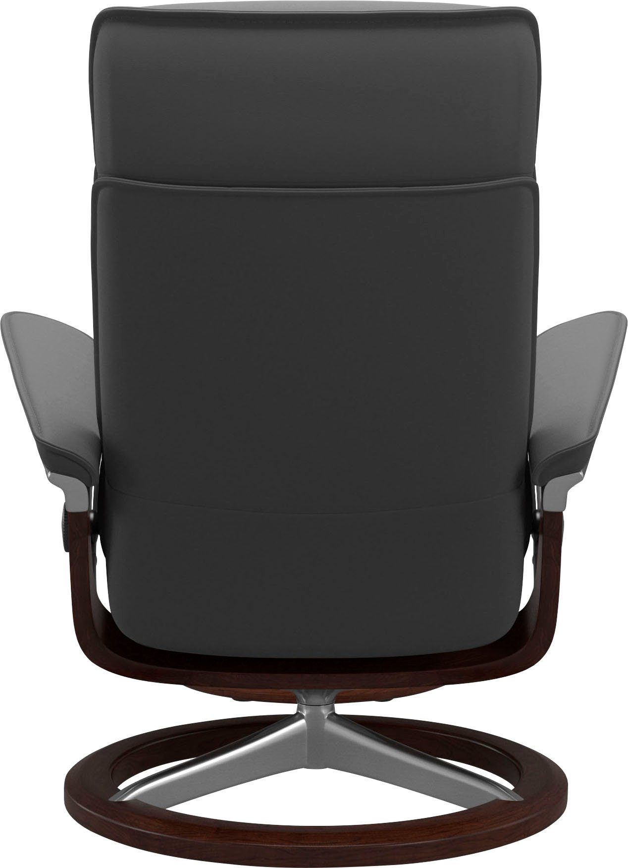 Signature Größe Stressless® grey M Relaxsessel L, Relaxsessel Gestell BATICK (Set, Base, Hocker), & Braun mit inkl. Admiral