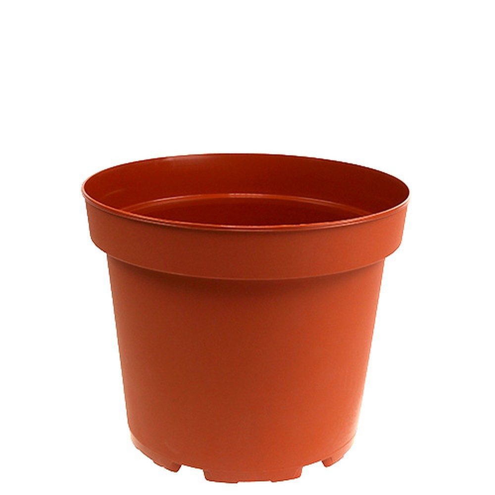 Pöppelmann GmbH & Co. KG Blumentopf Pflanztopf Kunststoff mit Wasserablauf für Blumentopf, 10 Stück