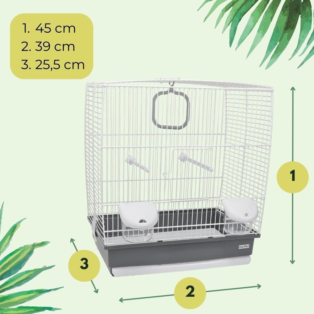 GarPet Vogelkäfig Vogelkäfig Wellensittich Kanarien Käfig günstig online kaufen