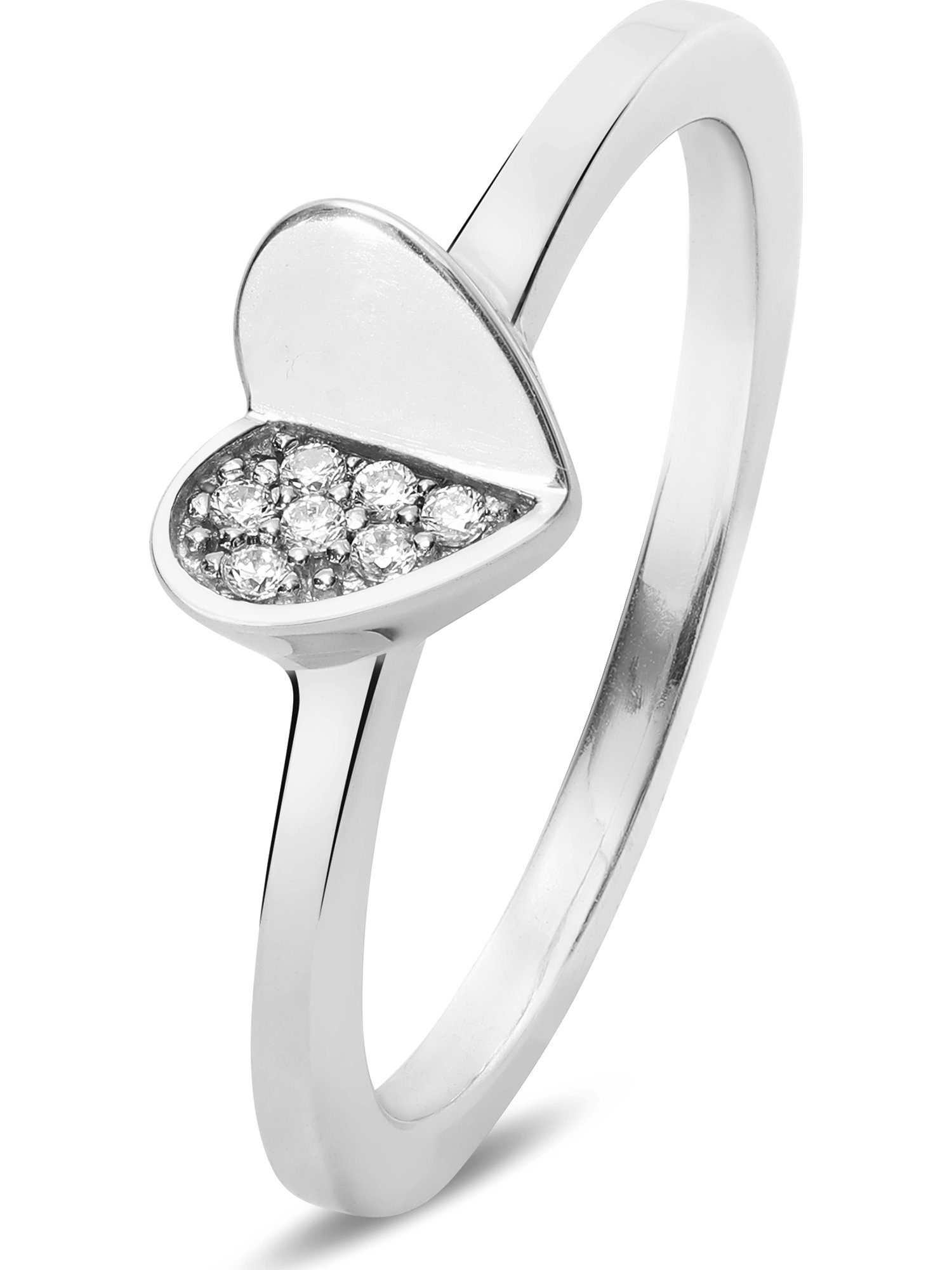 JETTE Silberring JETTE Damenring, Zirkonia, synthetisch