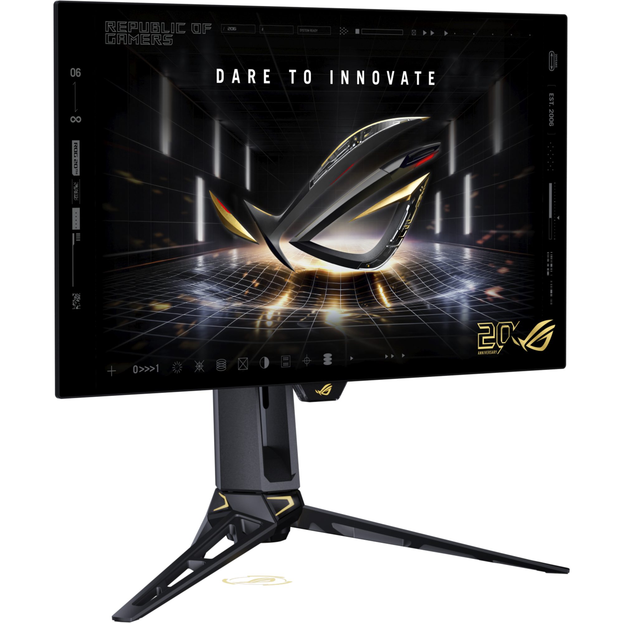 Asus ASUS ROG Swift OLED PG27AQWP-G Edition 20, Gaming-Monitor, (QHD TFT-Monitor (2560 x 1440 px, 0,02 ms Reaktionszeit, WOLED)