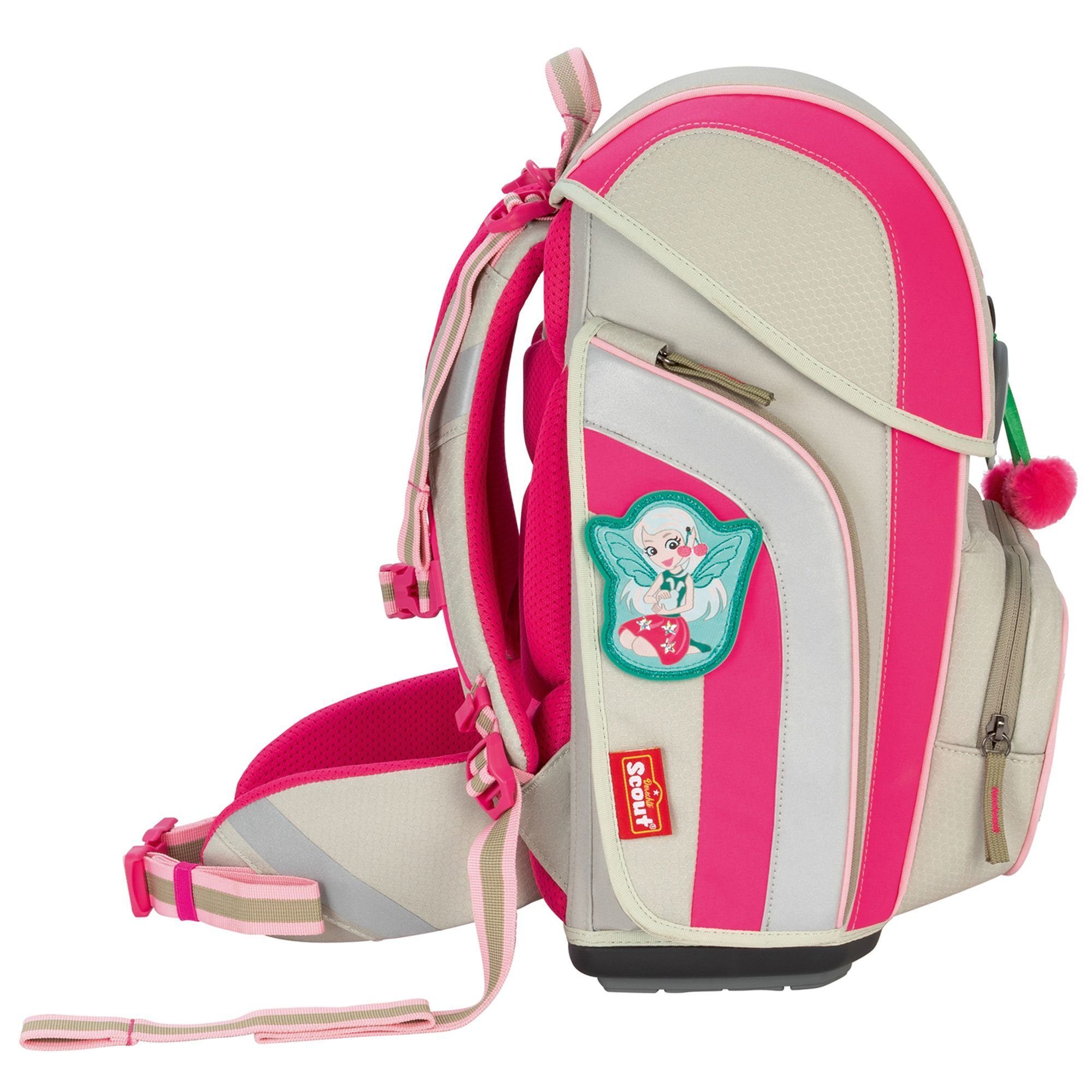 Scout Schulranzen Genius (4-tlg), Polyester