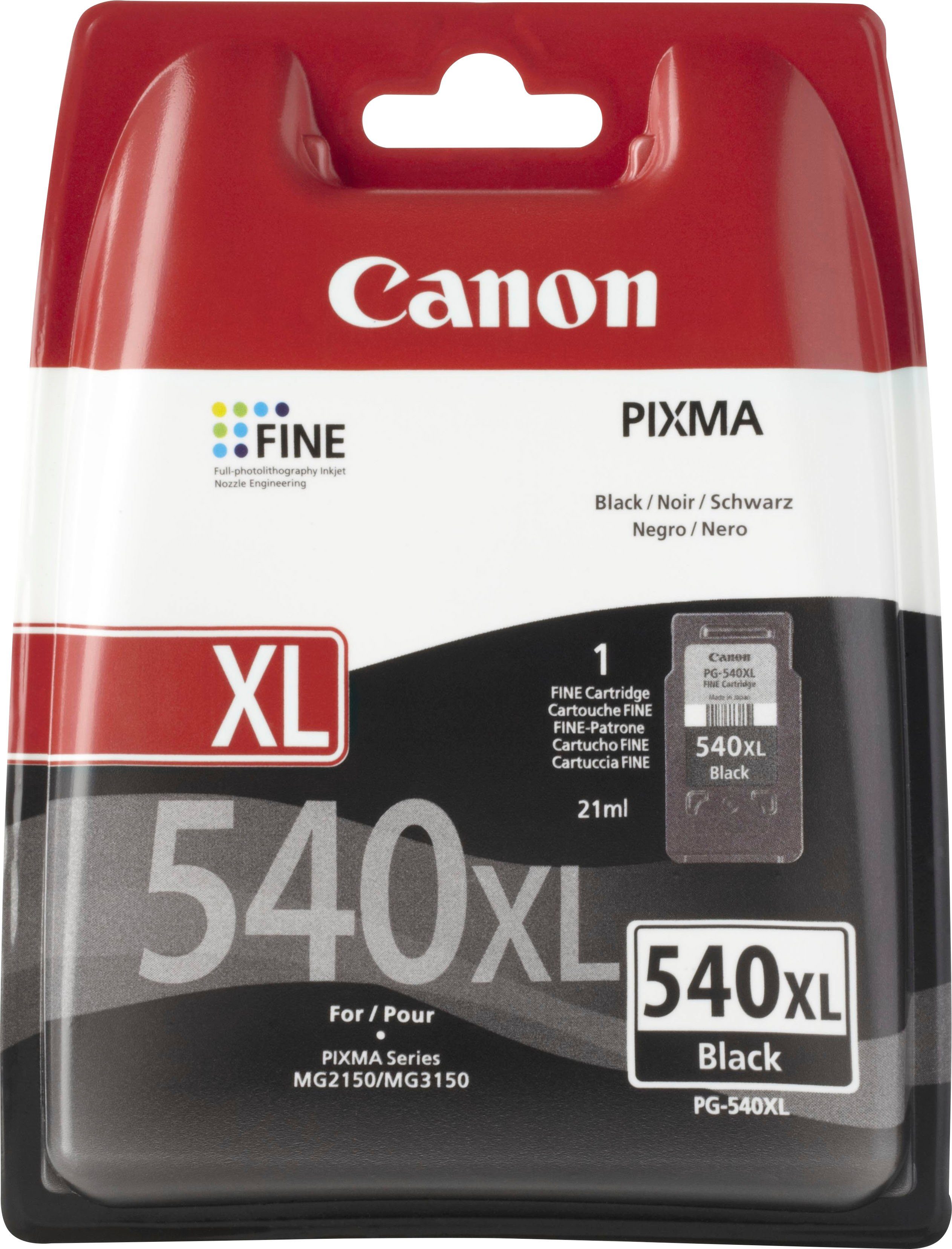 XL) Canon 540 (original Tintenpatrone PG-540XL Tintenpatrone schwarz