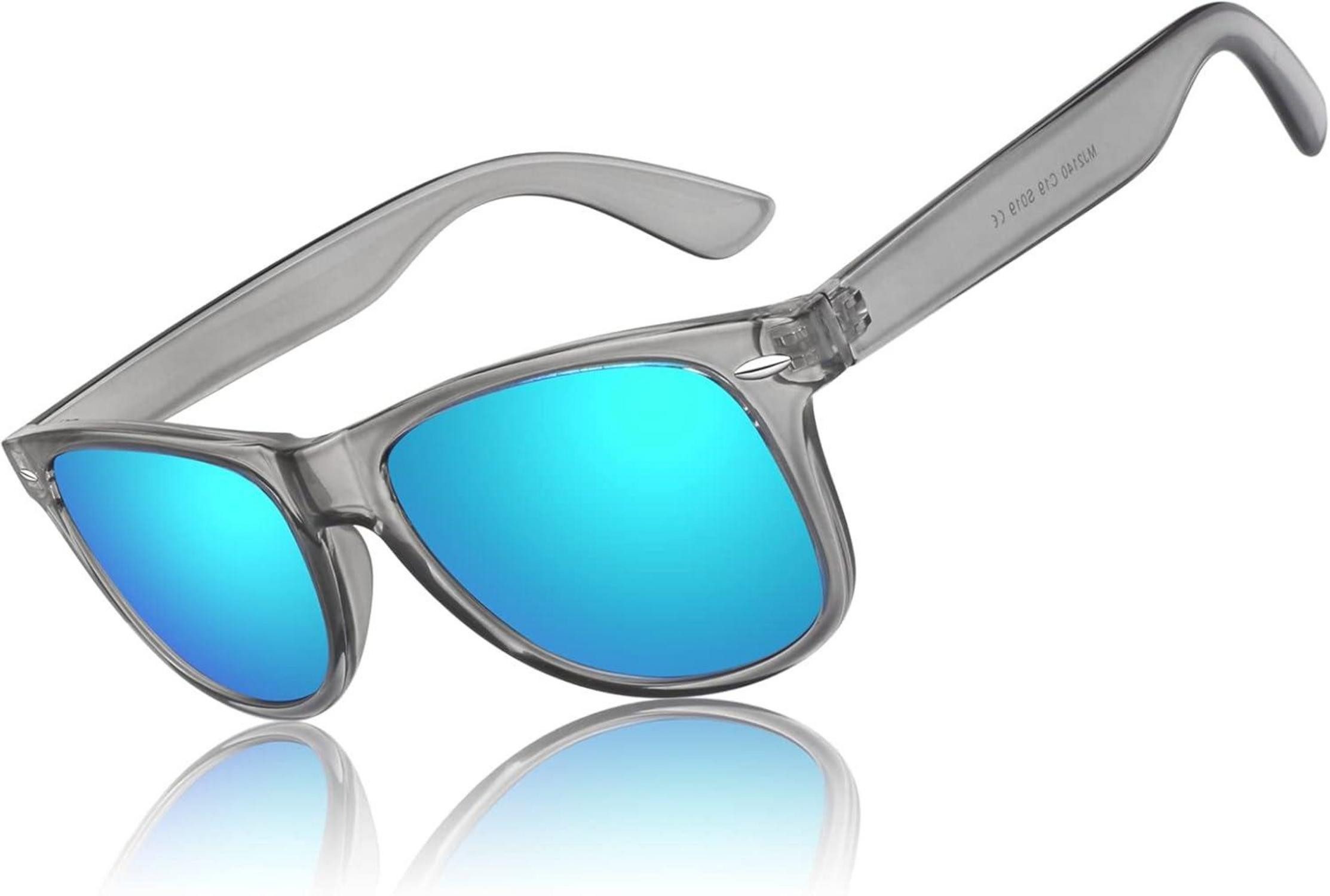 Retrosonnenbrille Sonnenbrille Polarisiert Retro Stil Vintage Unisex UV400 Cat 3 CE