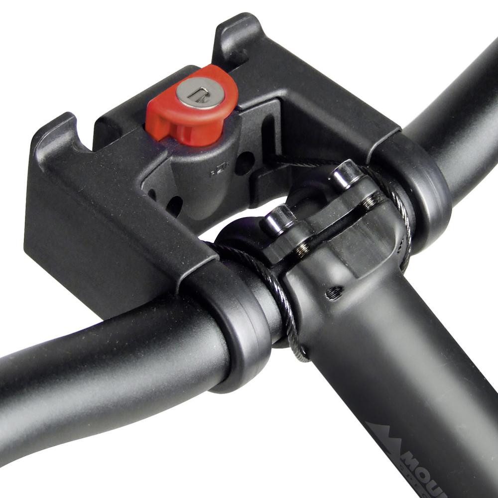 KlickFix Fahrradkorb KLICKfix Lenkeradapter mit Schloss 2226 mm abschließbare Halterung fü