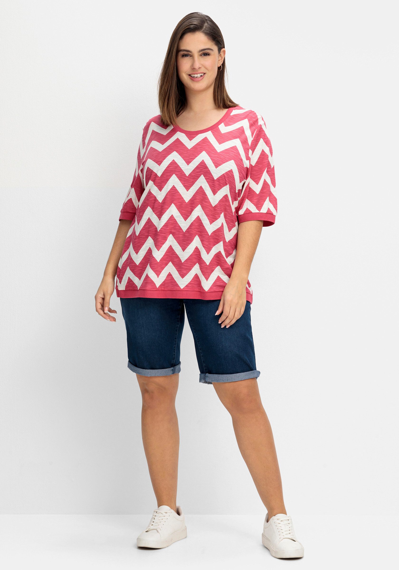 Sheego Jeansshorts Jeansbermudas . günstig online kaufen