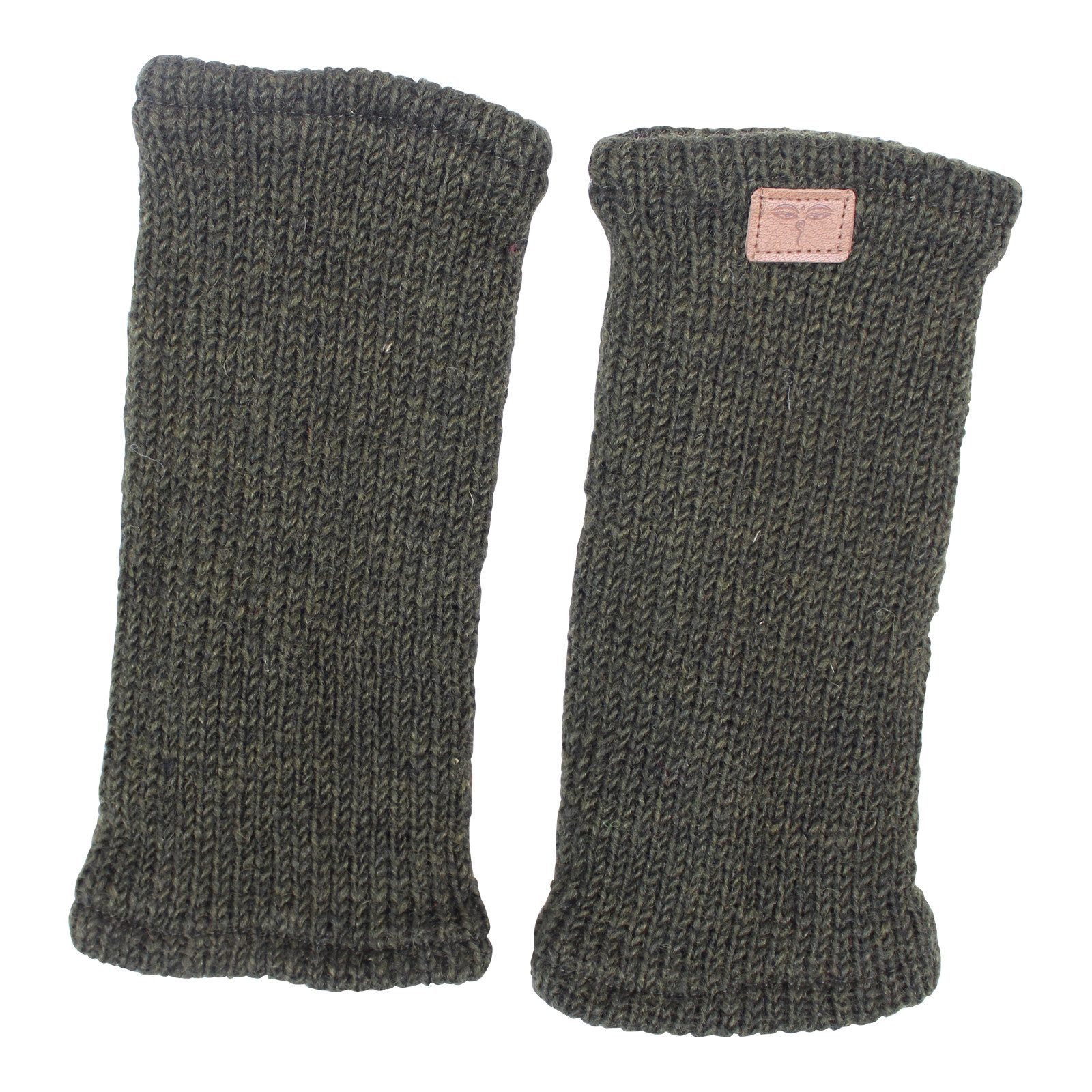 BUDDHA arts&more Защитные манжеты Pulswärmer Гетры mit Daumenschlitz Handarbeit aus Nepal Handwärmer