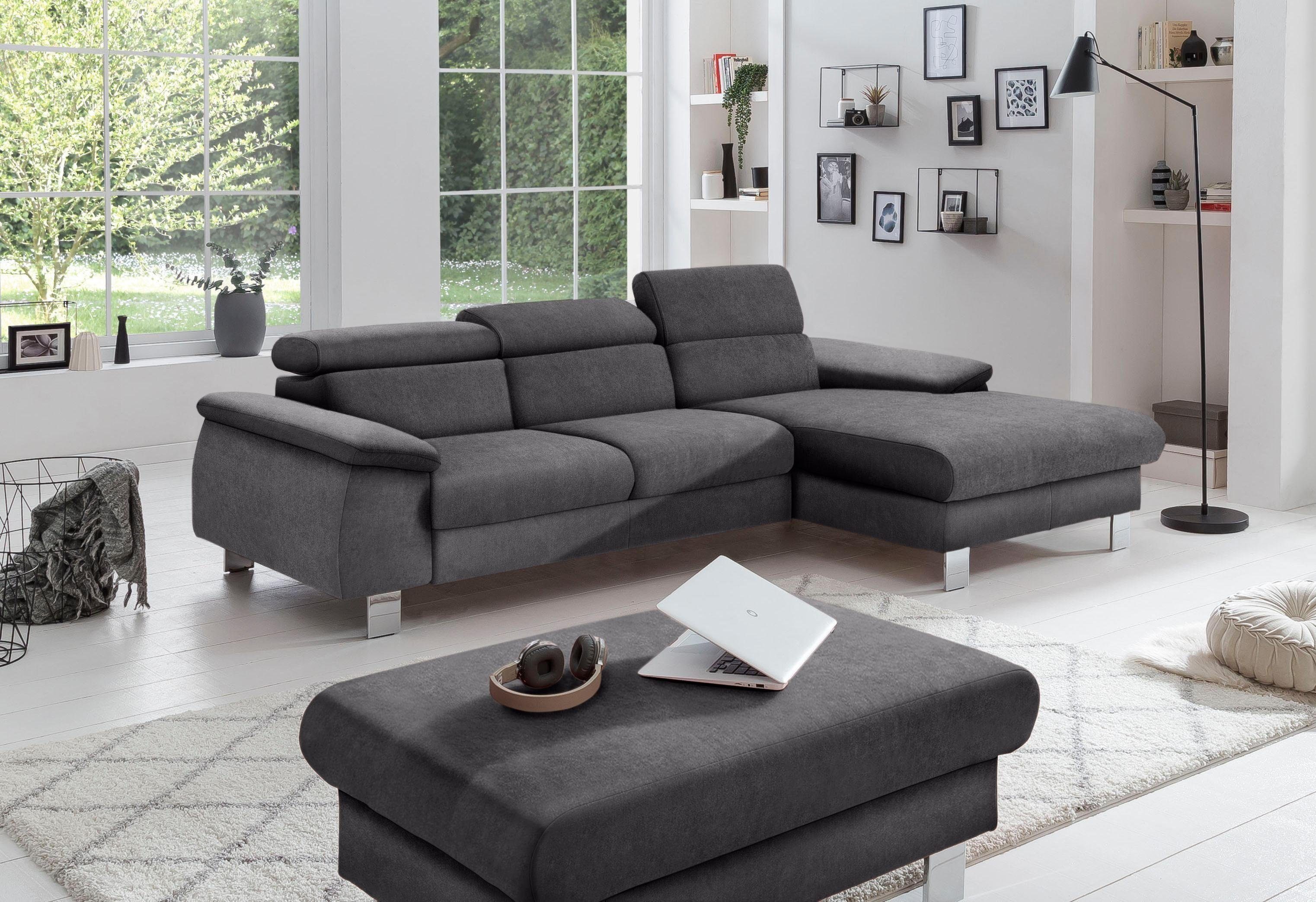 COTTA Polstergarnitur Komaris L-Form, (Set), Set bestehend aus: Ecksofa mit günstig online kaufen