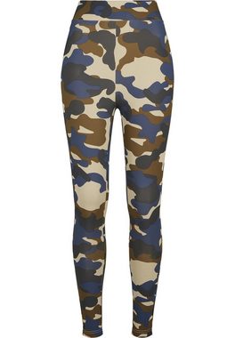 URBAN CLASSICS Leggings Damen Ladies High Waist Camo Tech Leggings (1-tlg)