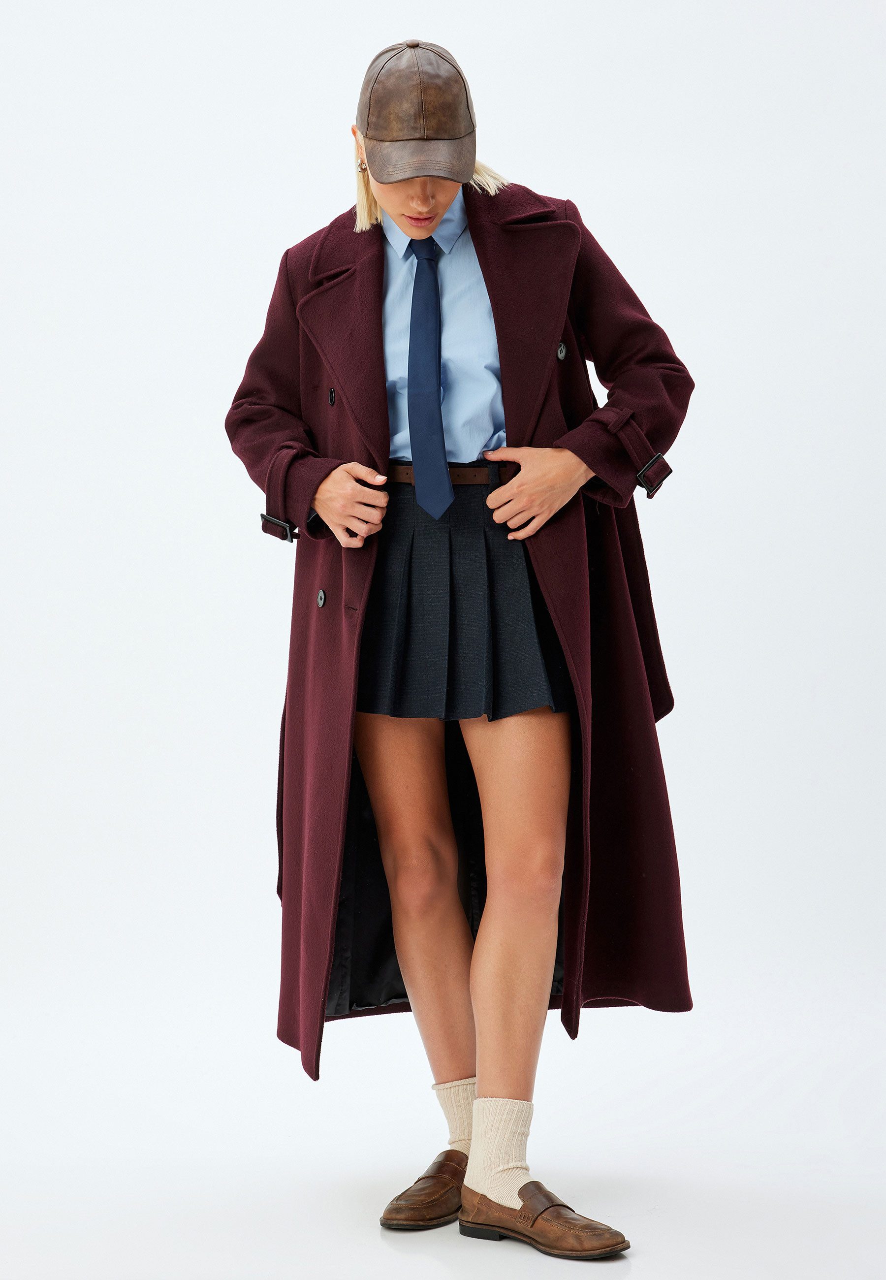 Langmantel Regular Jacket Kragen