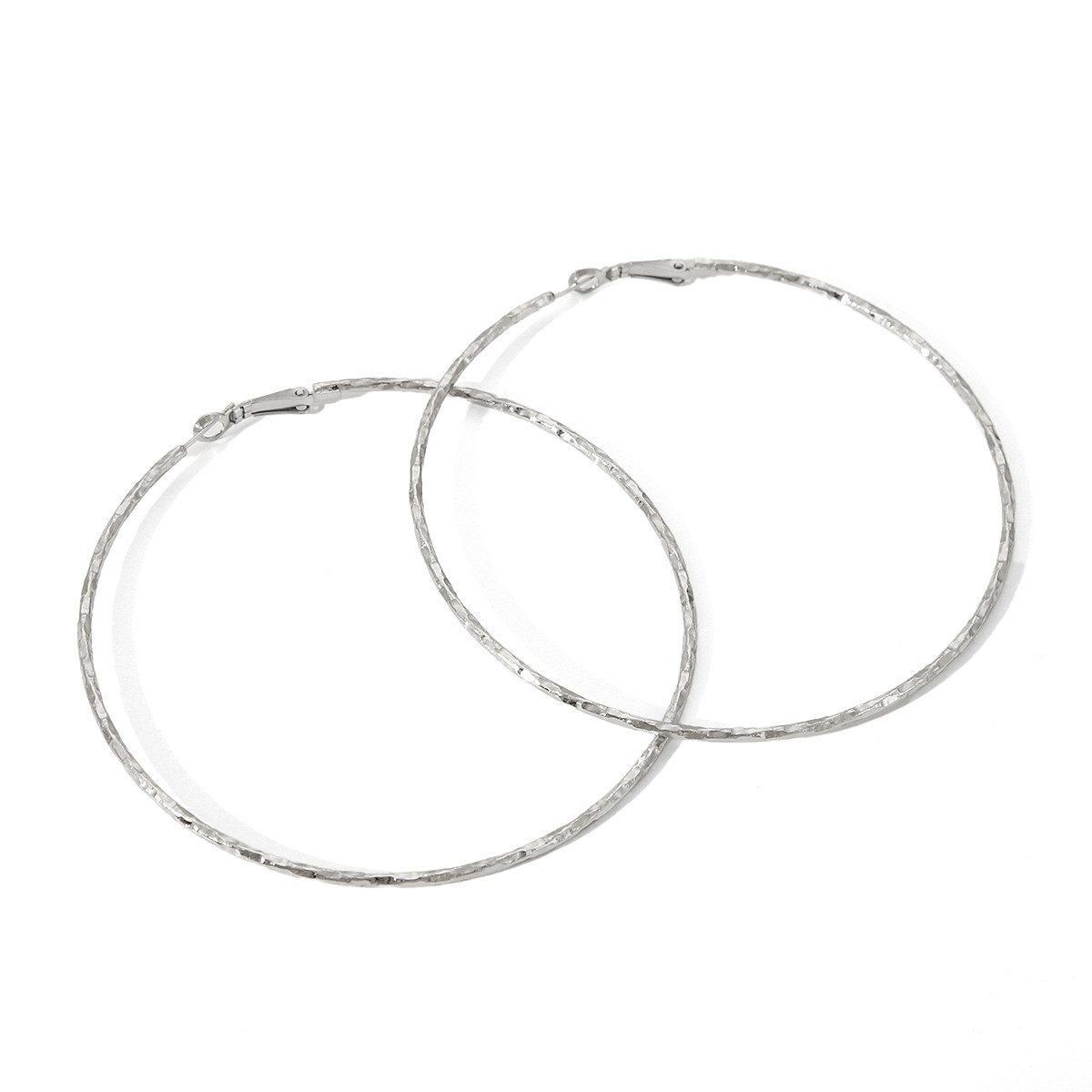 KARMA Paar Creolen XXL Damen Silber günstig online kaufen