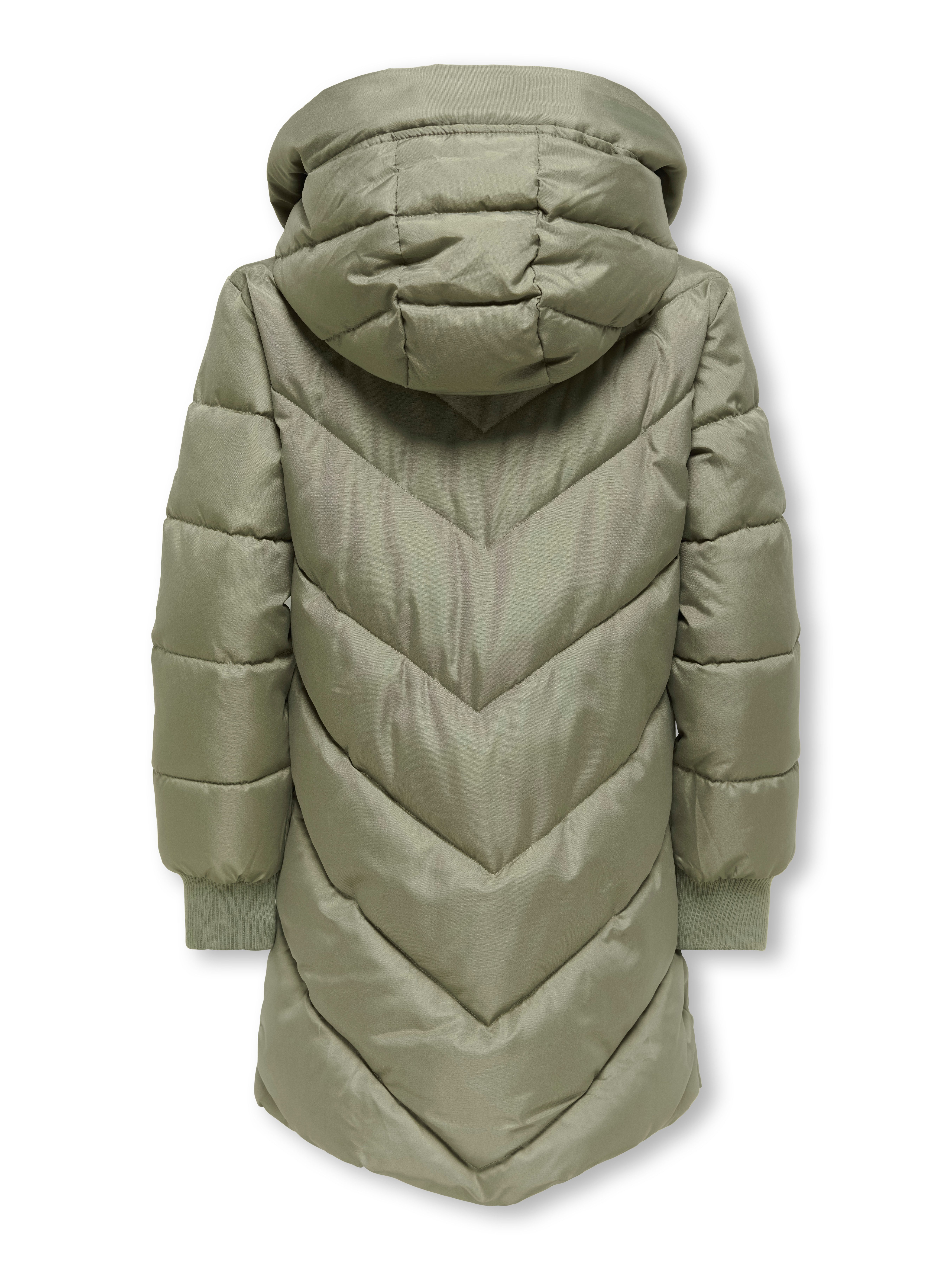 KIDS ONLY Steppjacke KOGSKYLAR HOOD JACKET VD OTW Langjacke mit abnehmbarer Kapuze