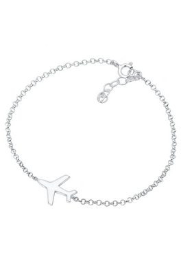 Elli Armband Flugzeug Reise 925 Silber