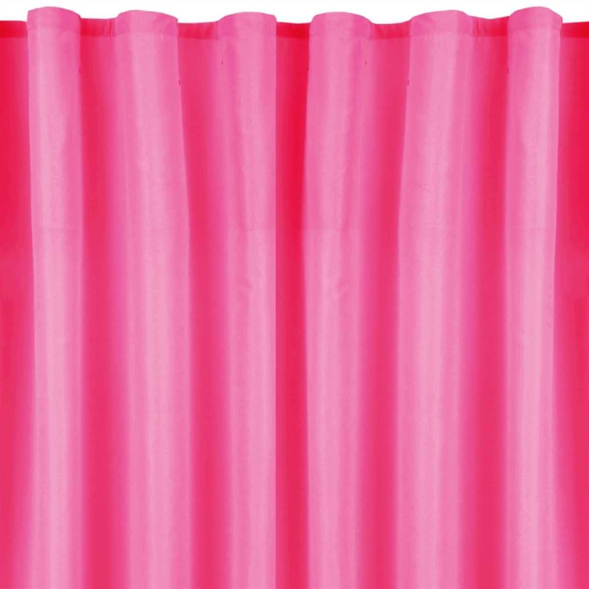 Pink Fertiggardine verfügbar Microfaser, Blickdichte Kräuselband und mit Farben versch. in (1 Vorhang, Größen Gardine blickdicht, St), Kräuselband, Bestlivings,