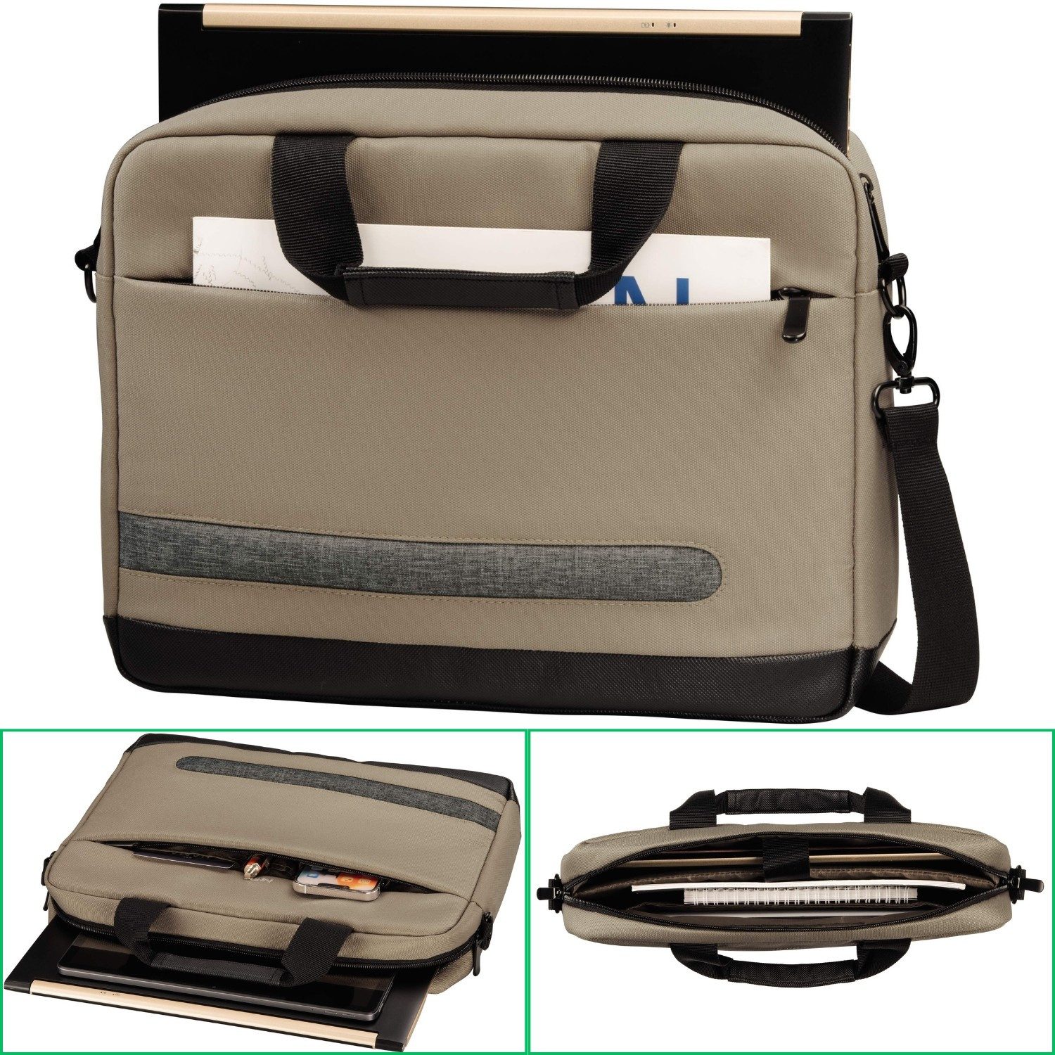 Hama Laptoptasche Notebook-Tasche Schutz-Hülle 15,6" bis 16,2" Terra (Noteb günstig online kaufen