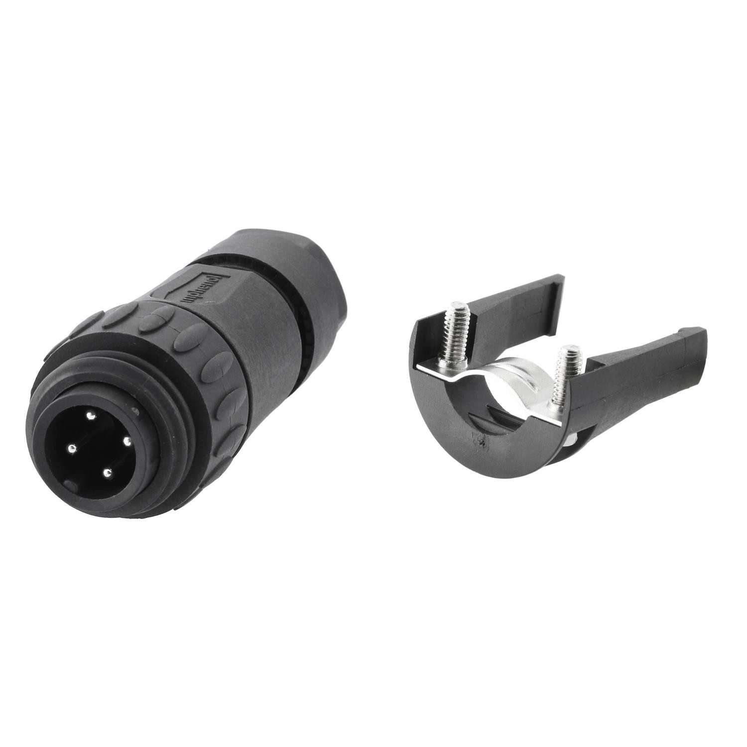 Amphenol Rundstecker Titel:RD24-KSG Kabelsteckverbinder, inkl. Zugentlastung gerade Stift