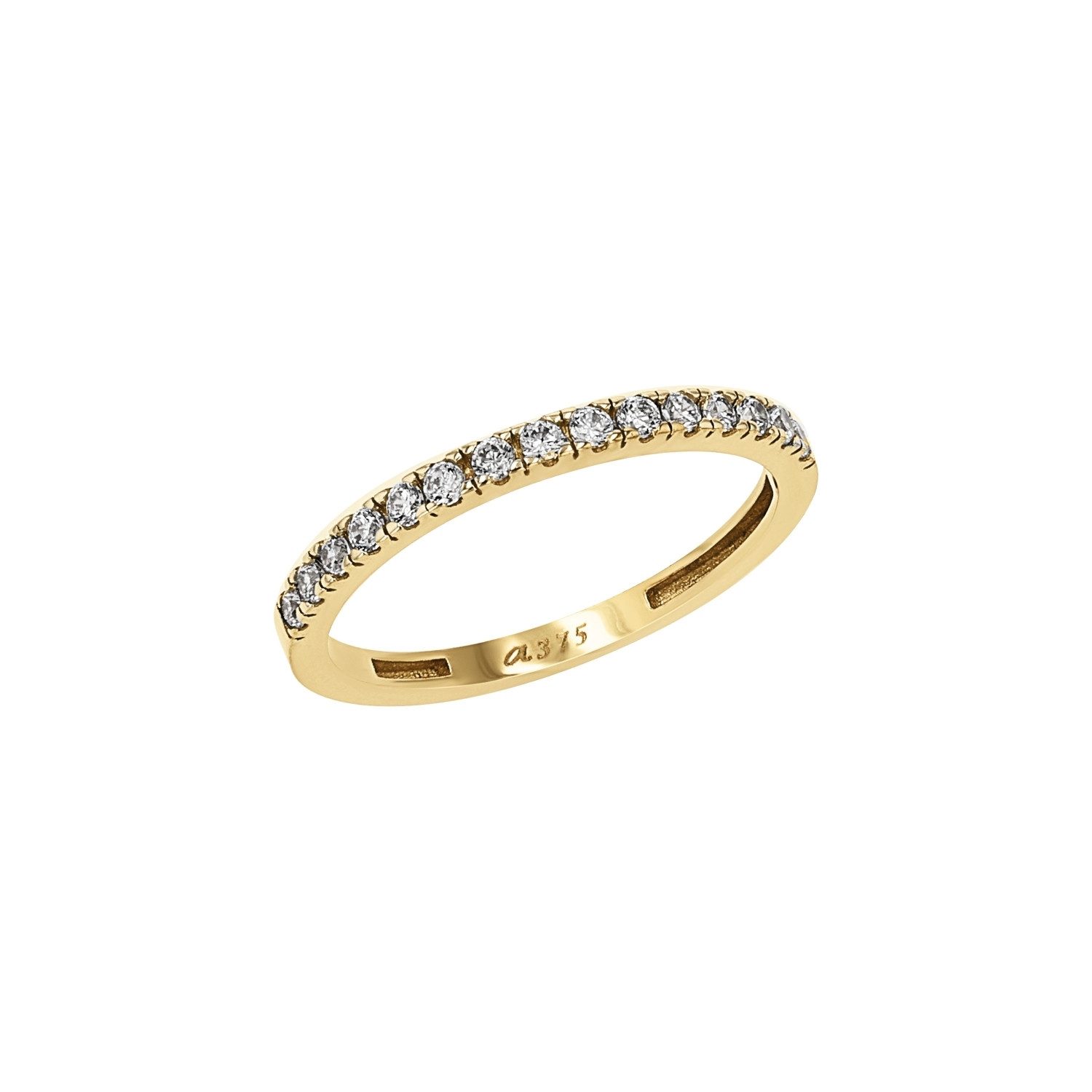 Amor Goldring Amor Ring für Damen, Gold 375, Zirkonia synth. (Ring, 1-tlg)