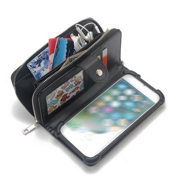 K-S-Trade Handyhülle für OnePlus 10 Pro, 2in1 Handyhülle Schutzhülle & Portemonnee Cover Handy Hülle