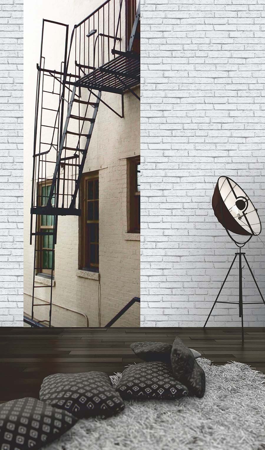 A.S. Création Papiertapete A.S. Création Authentic Walls 301692 Weiß Natur