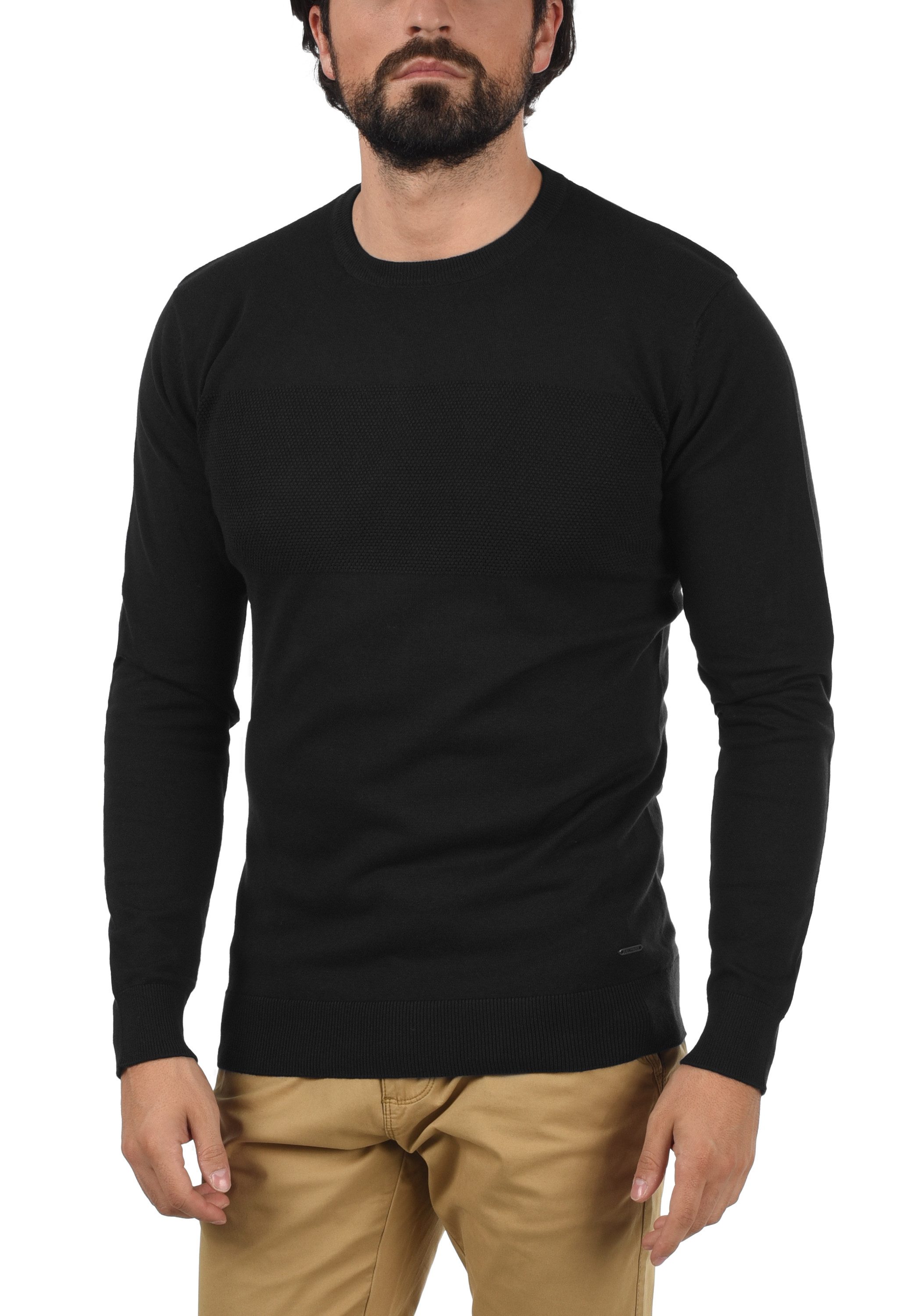 Indicode Strickpullover IDErnesto Strickpulli aus Feinstrick günstig online kaufen