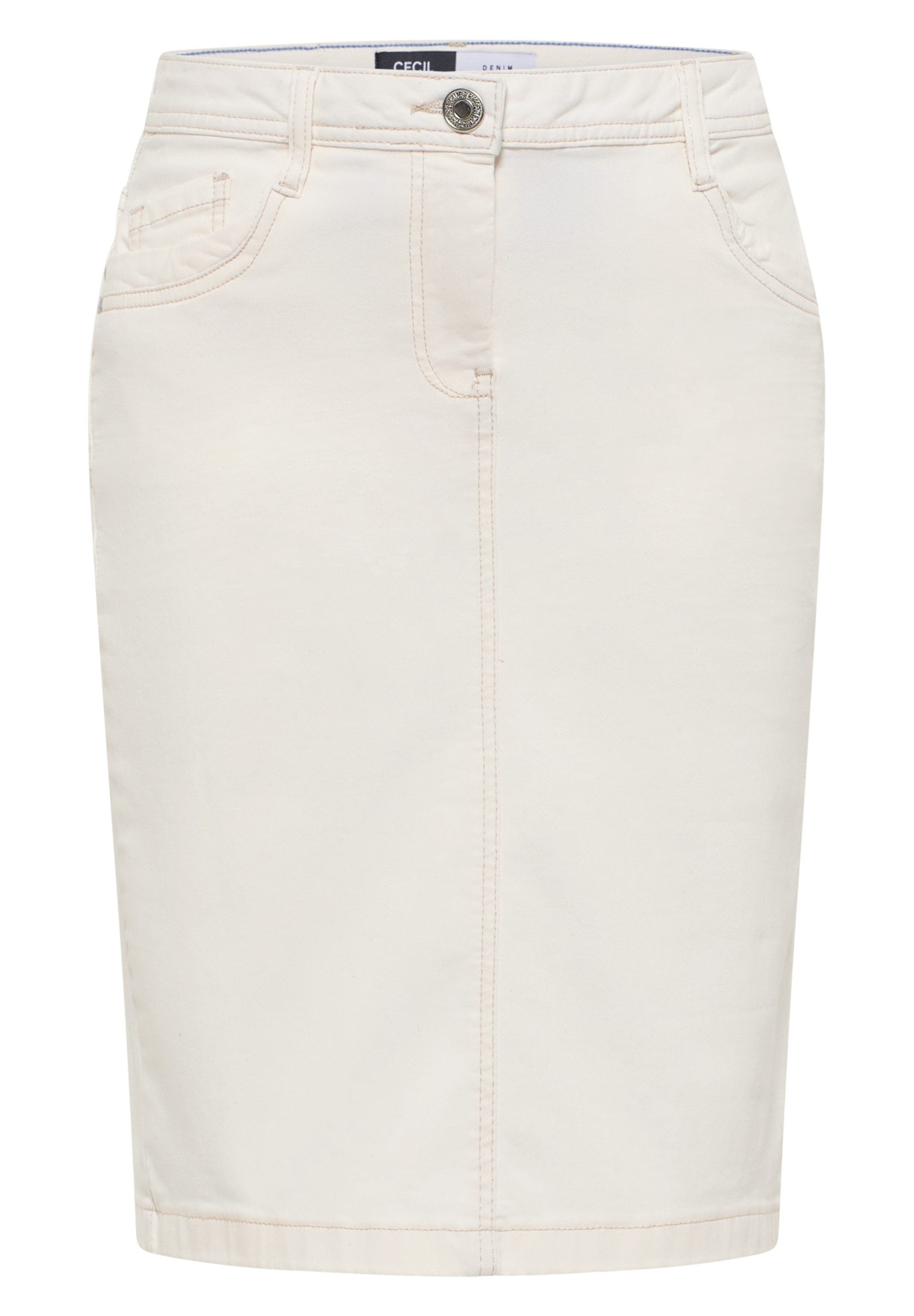 CECIL Midirock – Jeansrock Damen – Midirock aus Denim günstig online kaufen