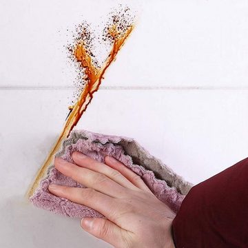 Lubgitsr Fliesenaufkleber Transparent Klebefolie Wandschutzfolie Spritzschutz Küchenrückwand