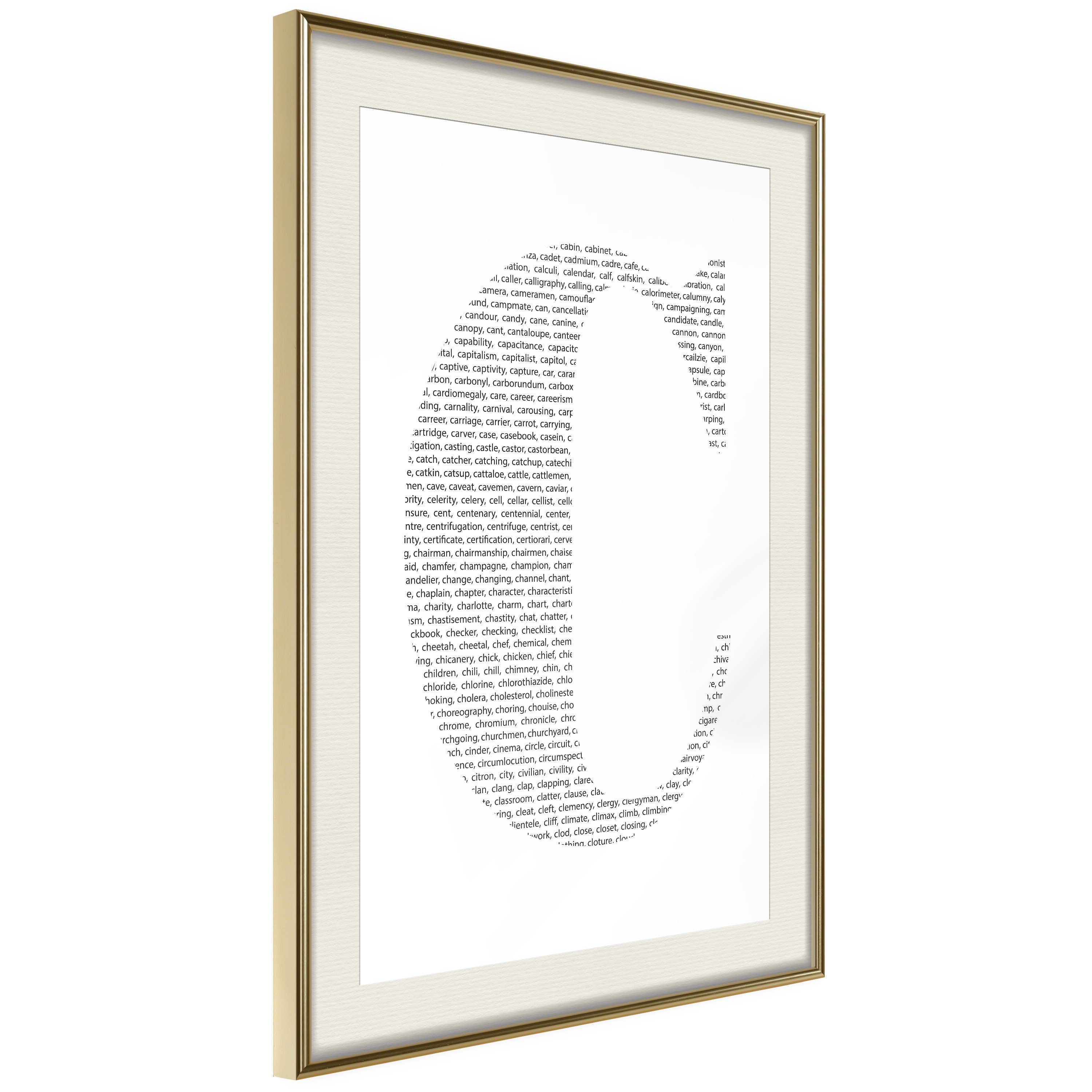 Artgeist Poster Letter C []