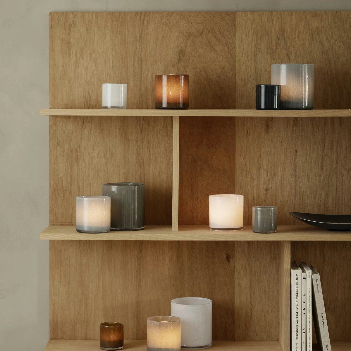 blomus Windlicht SAGA Windlicht M Tan 12cm günstig online kaufen