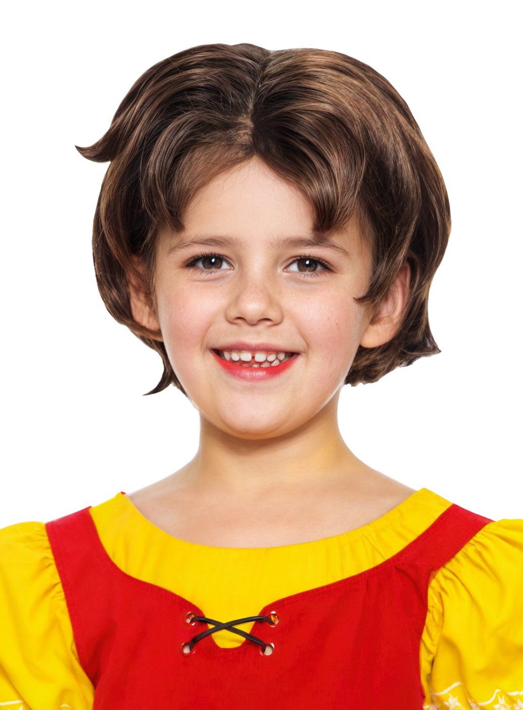 Maskworld Kostüm-Perücke Heidi Kinderperücke - Kostüm Perücke für Fasching, Original lizenziertes Kinderperücke zur Animationsserie